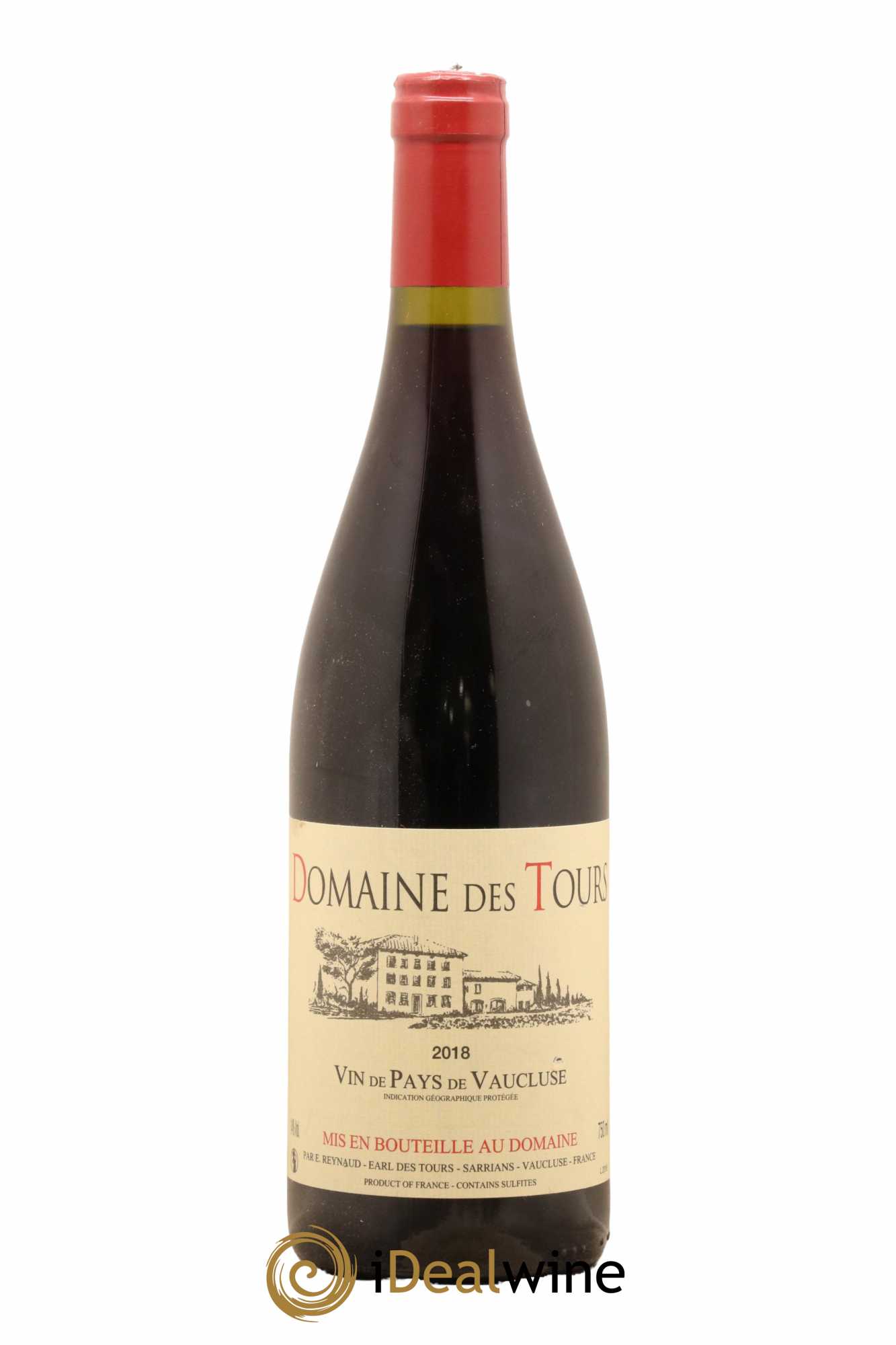 Vaucluse (Vin de Pays de Vaucluse) Domaine des Tours Emmanuel Reynaud 2018 - Lot de 1 bouteille - 0