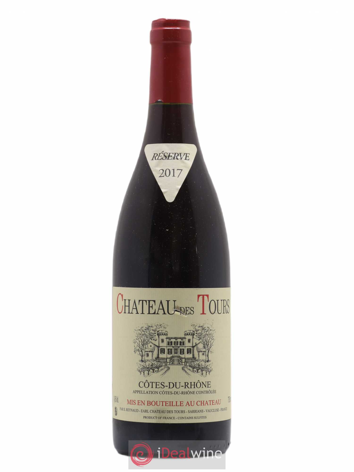 Côtes-du-Rhône Château des Tours Emmanuel Reynaud 2017 - Lot de 1 bouteille - 0