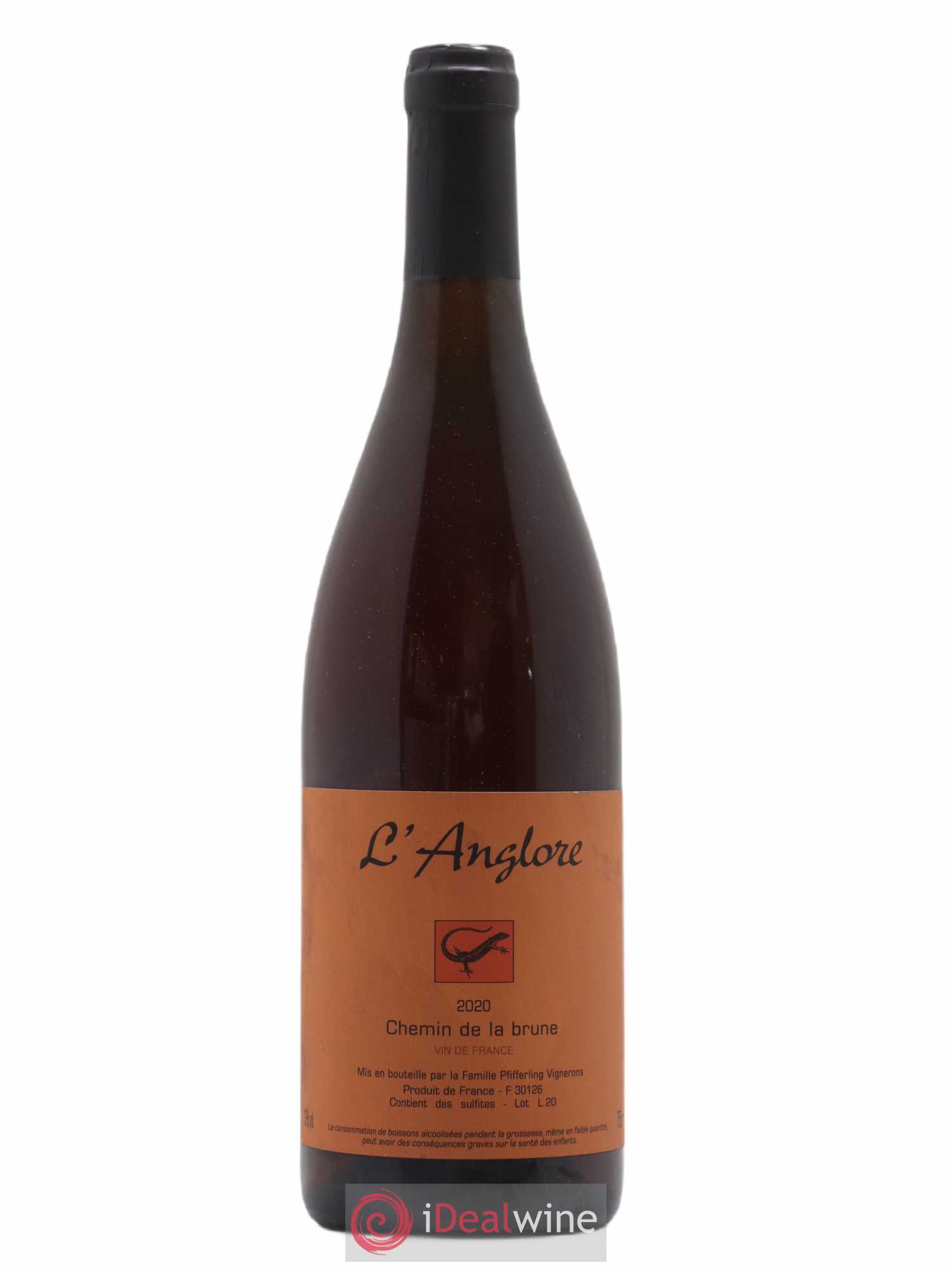 Vin de France Chemin de la brune L'Anglore 2020 - Lot de 1 bouteille - 0