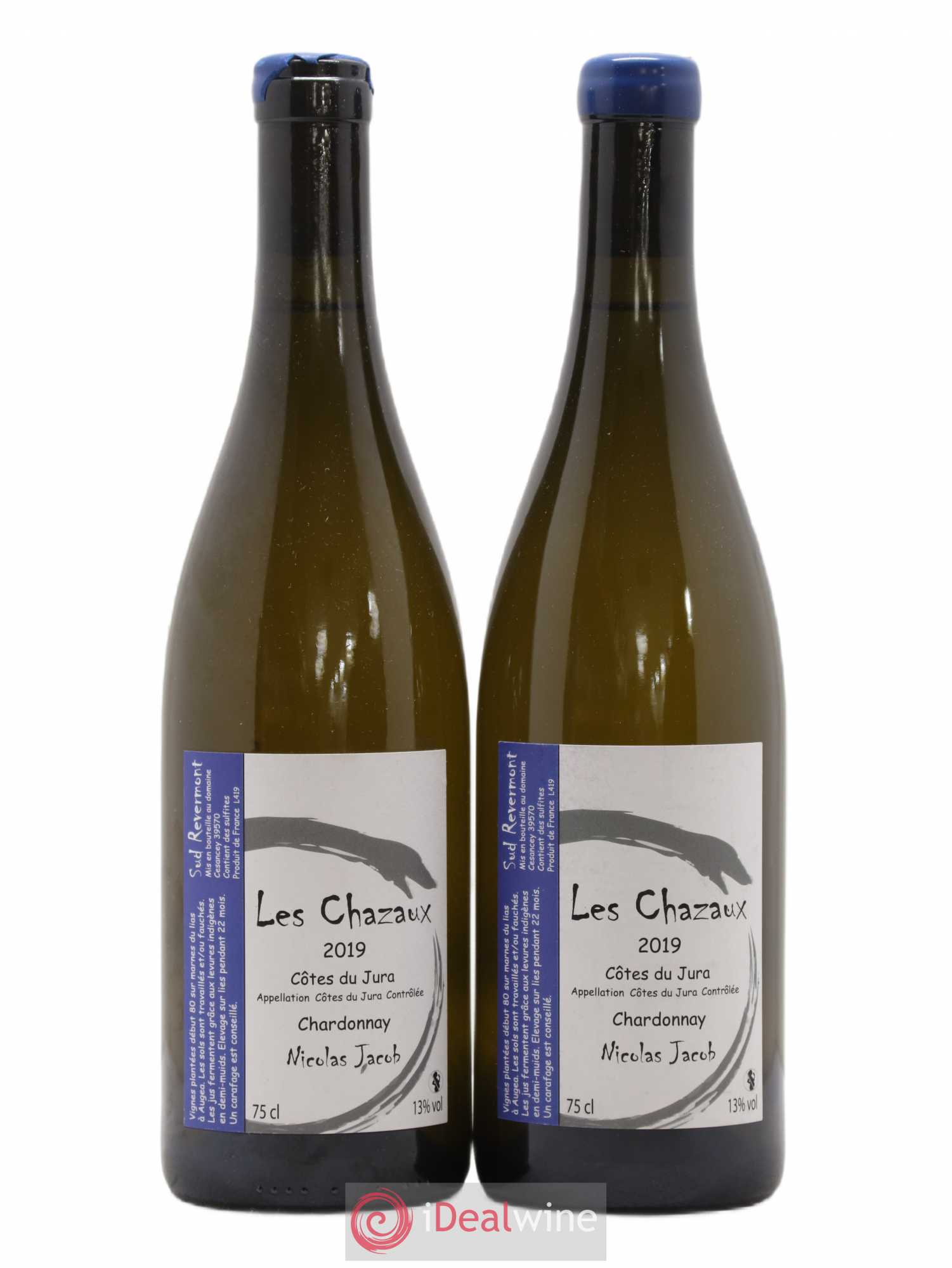 Côtes du Jura Les Chazaux Nicolas Jacob 2019 - Posten von 2 Flaschen - 0