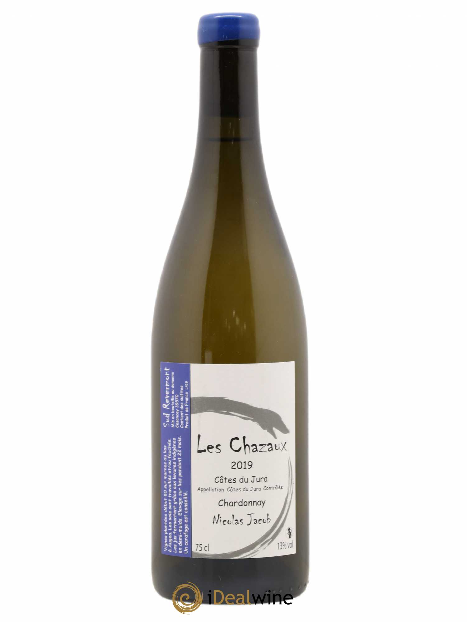 Côtes du Jura Chardonnay Les Chazaux Nicolas Jacob 2019 - Lot de 1 bouteille - 0