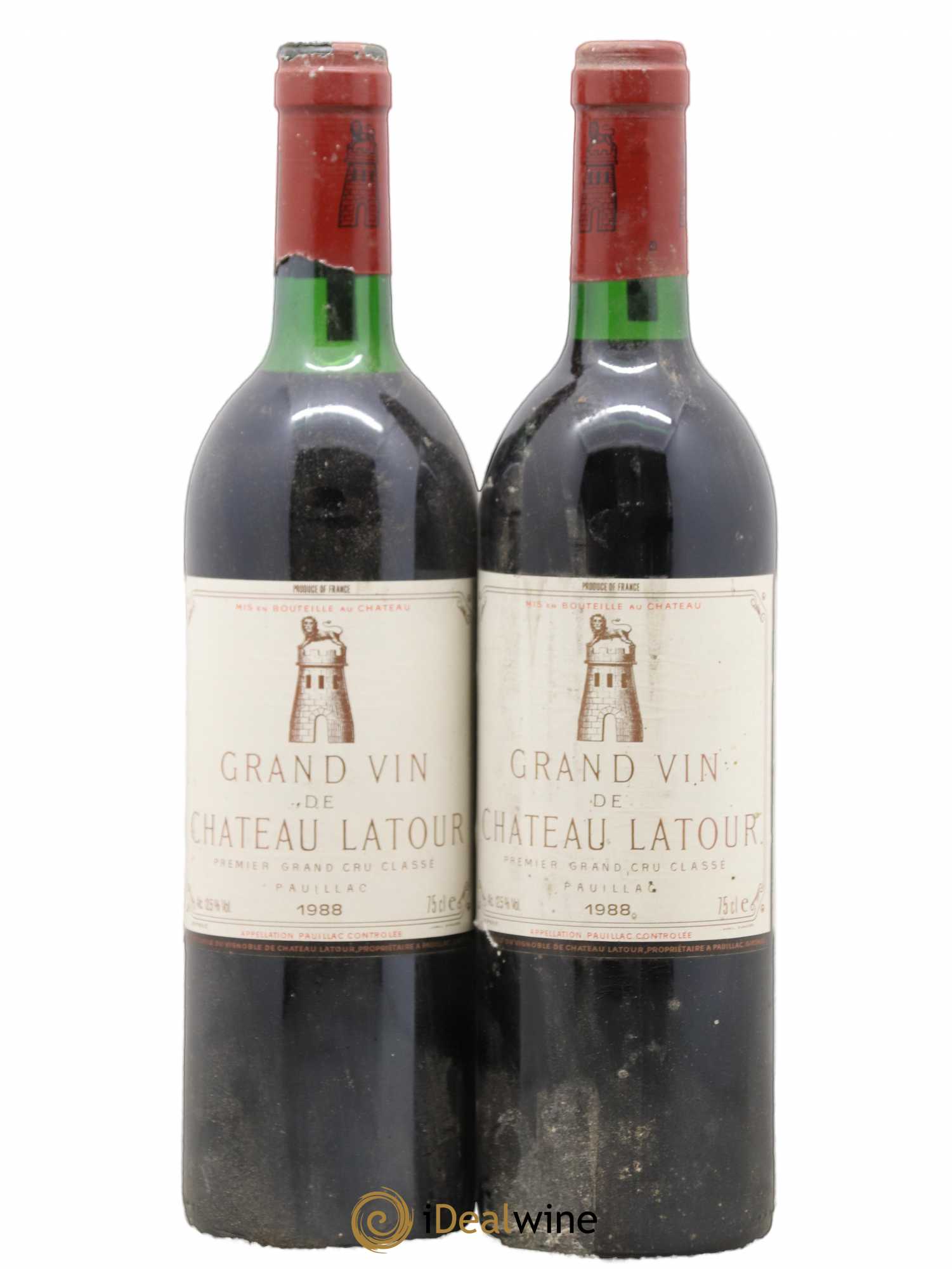 Château Latour 1er Grand Cru Classé 1988 - Lot de 2 bouteilles - 0