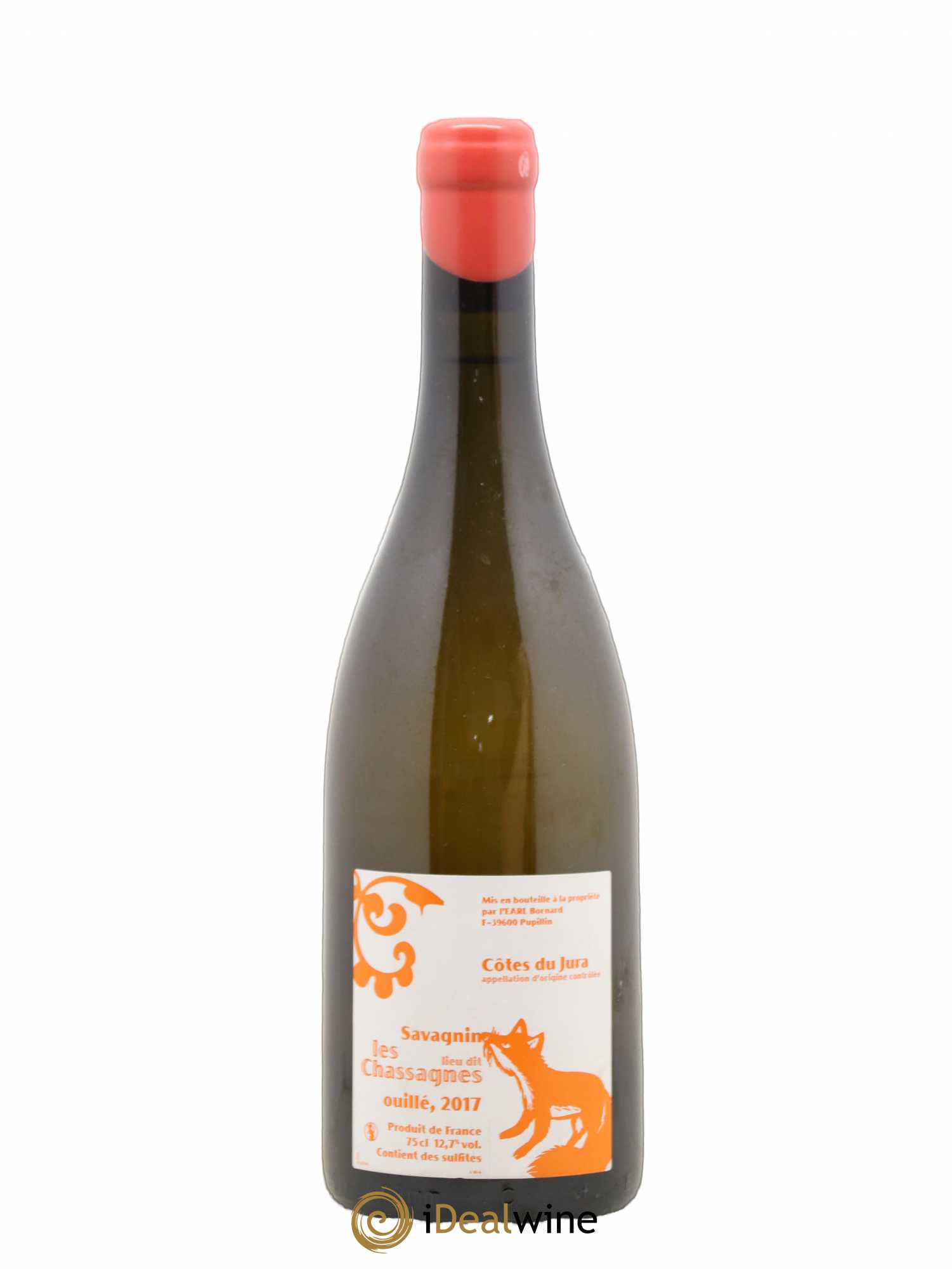 Côtes du Jura Les Chassagnes Savagnin Ouillé Bornard 2017 - Lot de 1 bouteille - 0
