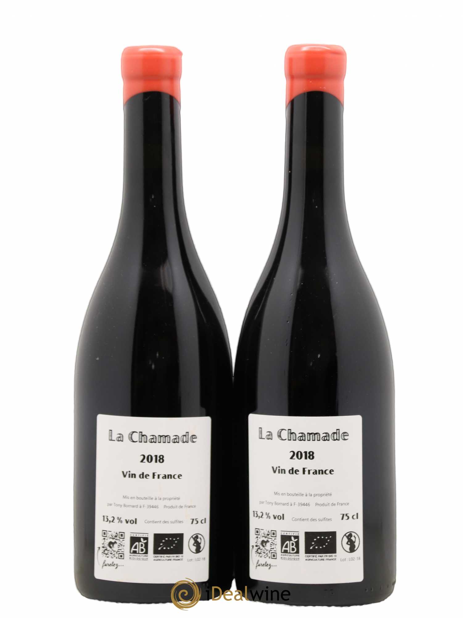 Vin de France La Chamade Bornard 2018 - Lot de 2 bouteilles - 1