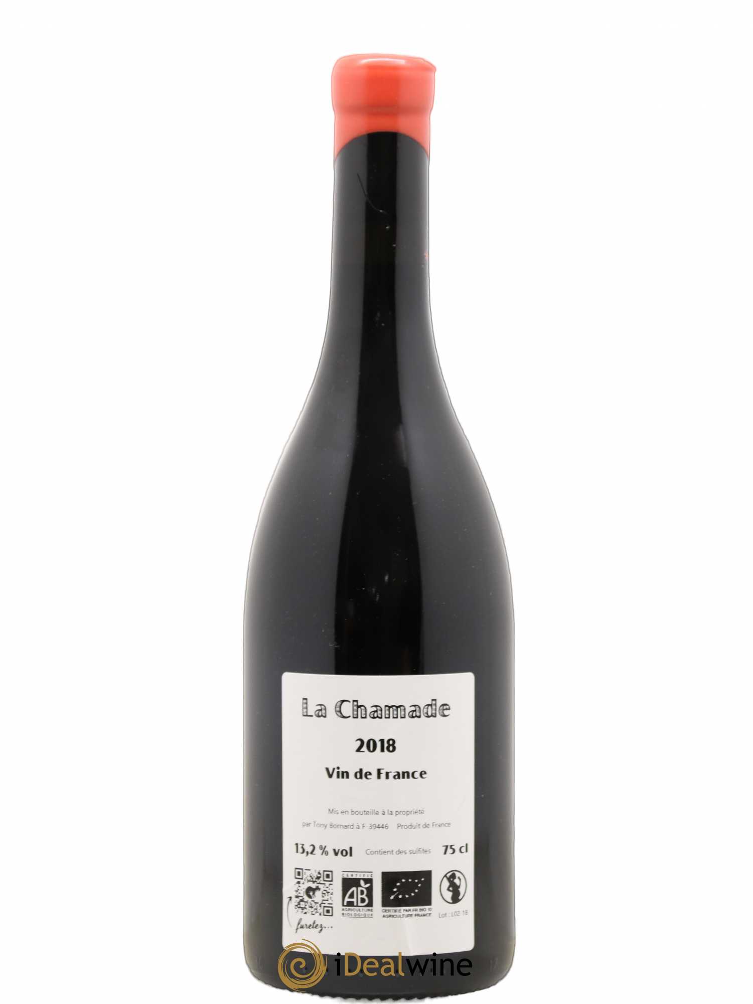 Vin de France La Chamade Bornard 2018 - Lot de 1 bouteille - 1