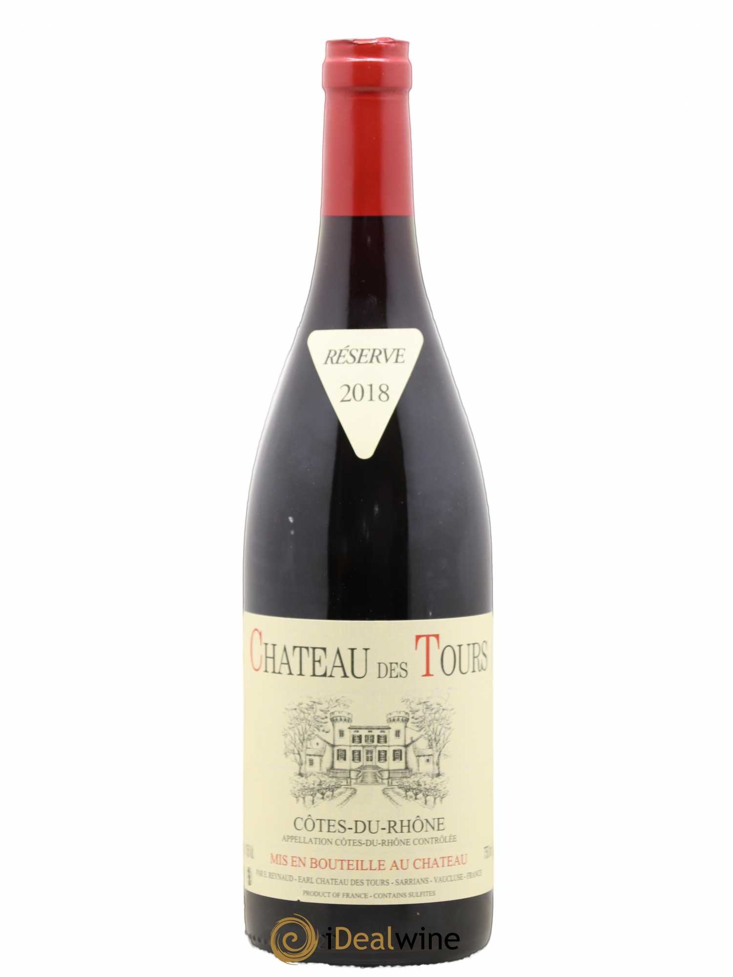 Côtes-du-Rhône Château des Tours Emmanuel Reynaud 2018 - Lot de 1 bouteille - 0