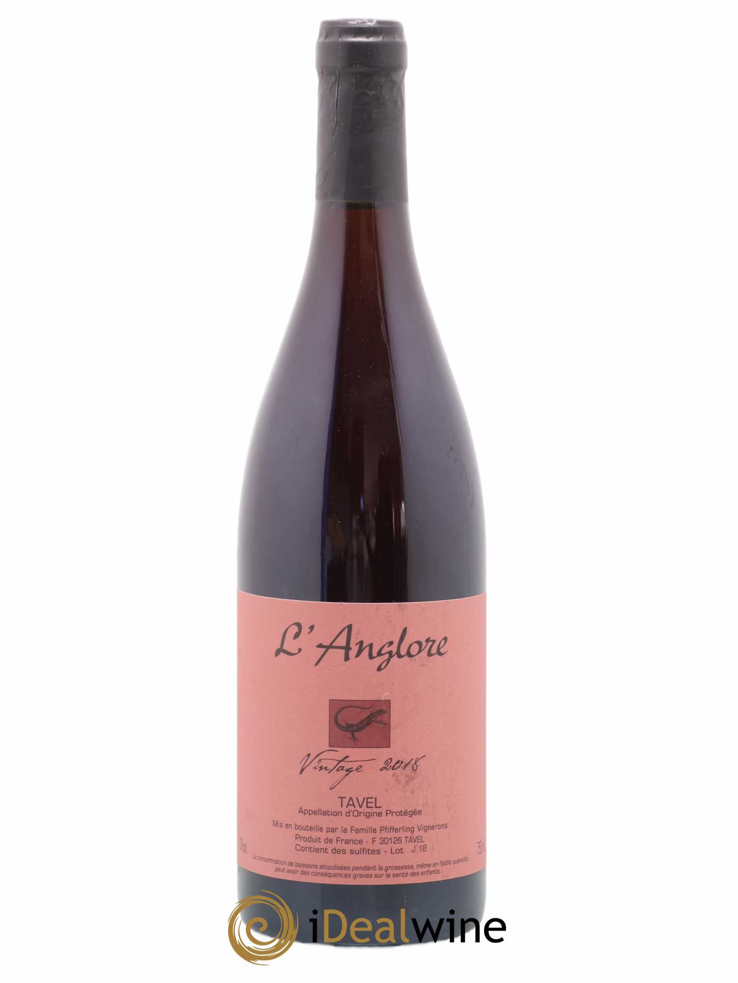 Tavel Vintage L'Anglore 2018 - Lot de 1 bouteille - 0