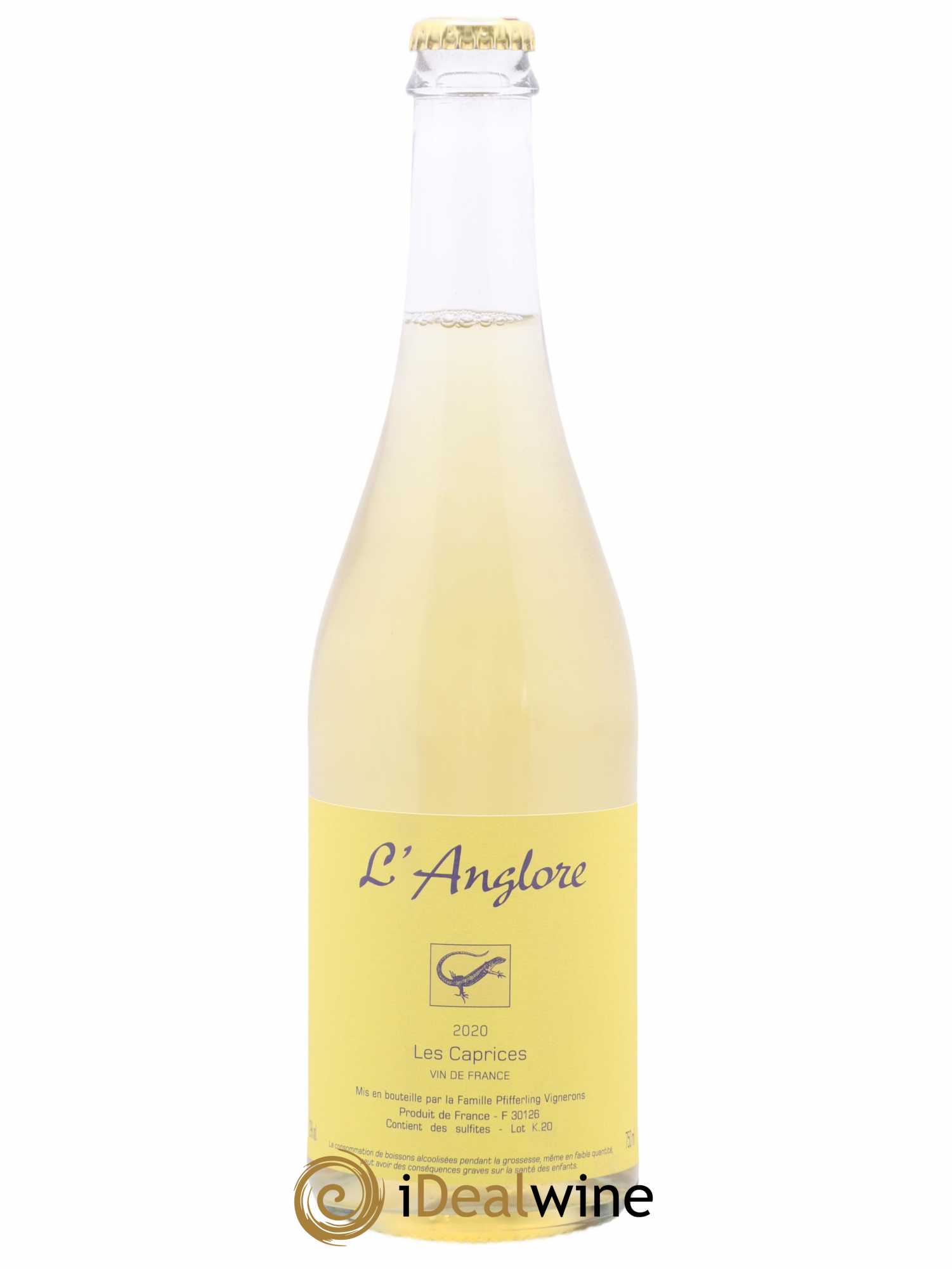Vin de France Les Caprices L'Anglore 2020 - Lot de 1 bouteille - 0