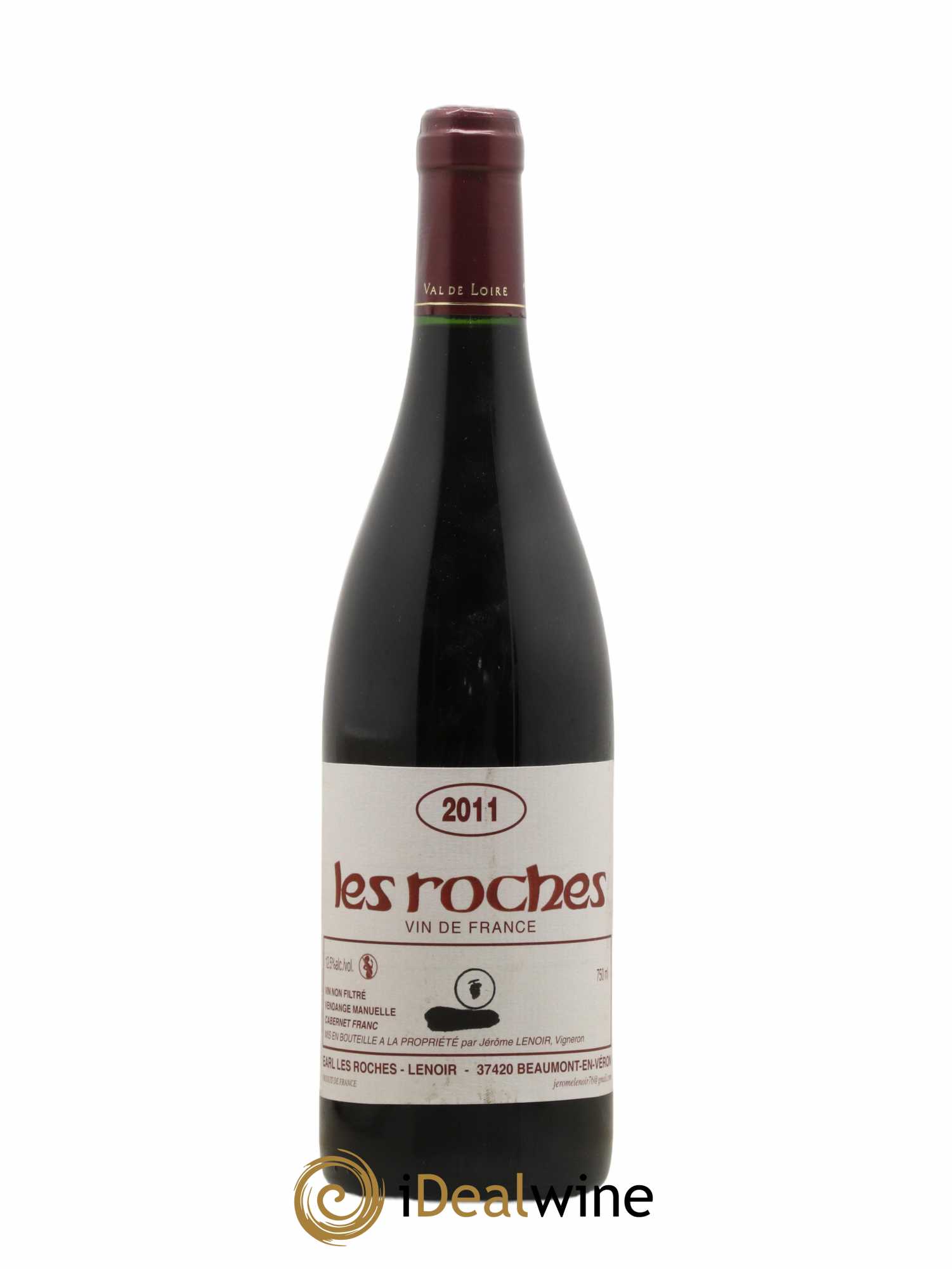Vin de France Les Roches Lenoir (Domaine) 2011 - Lot of 1 bottle - 0