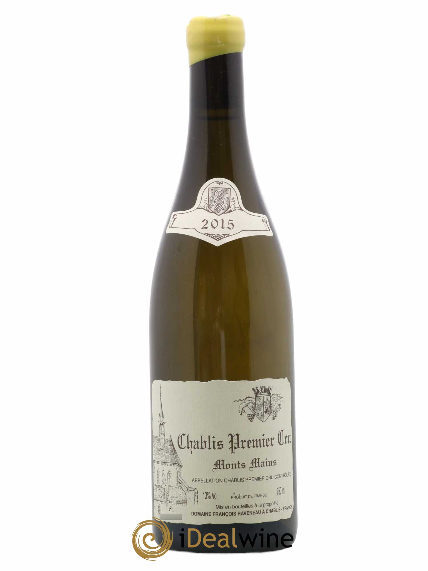 Chablis 1er Cru Monts Mains Raveneau (Domaine) 2015 - Lot de 1 bouteille - 0