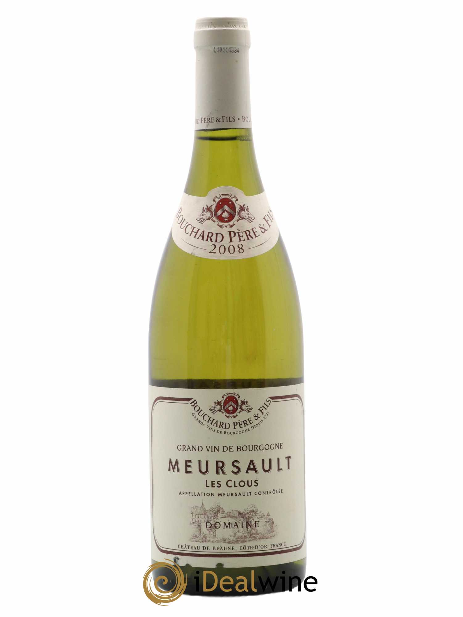 Meursault Les Clous Bouchard Père & Fils 2008 - Lot de 1 bouteille - 0