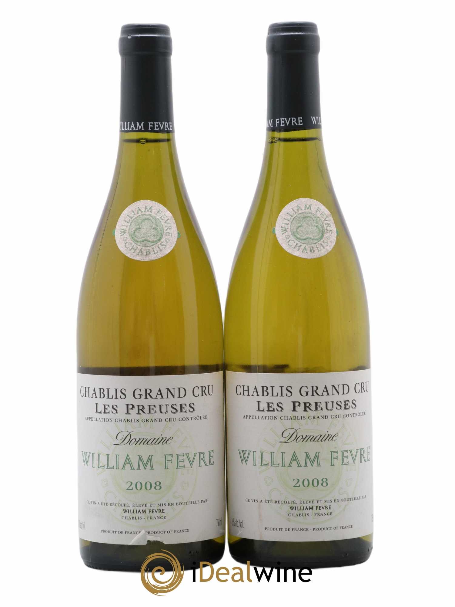 Chablis Grand Cru les Preuses William Fèvre 2008 - Lot de 2 bouteilles - 0