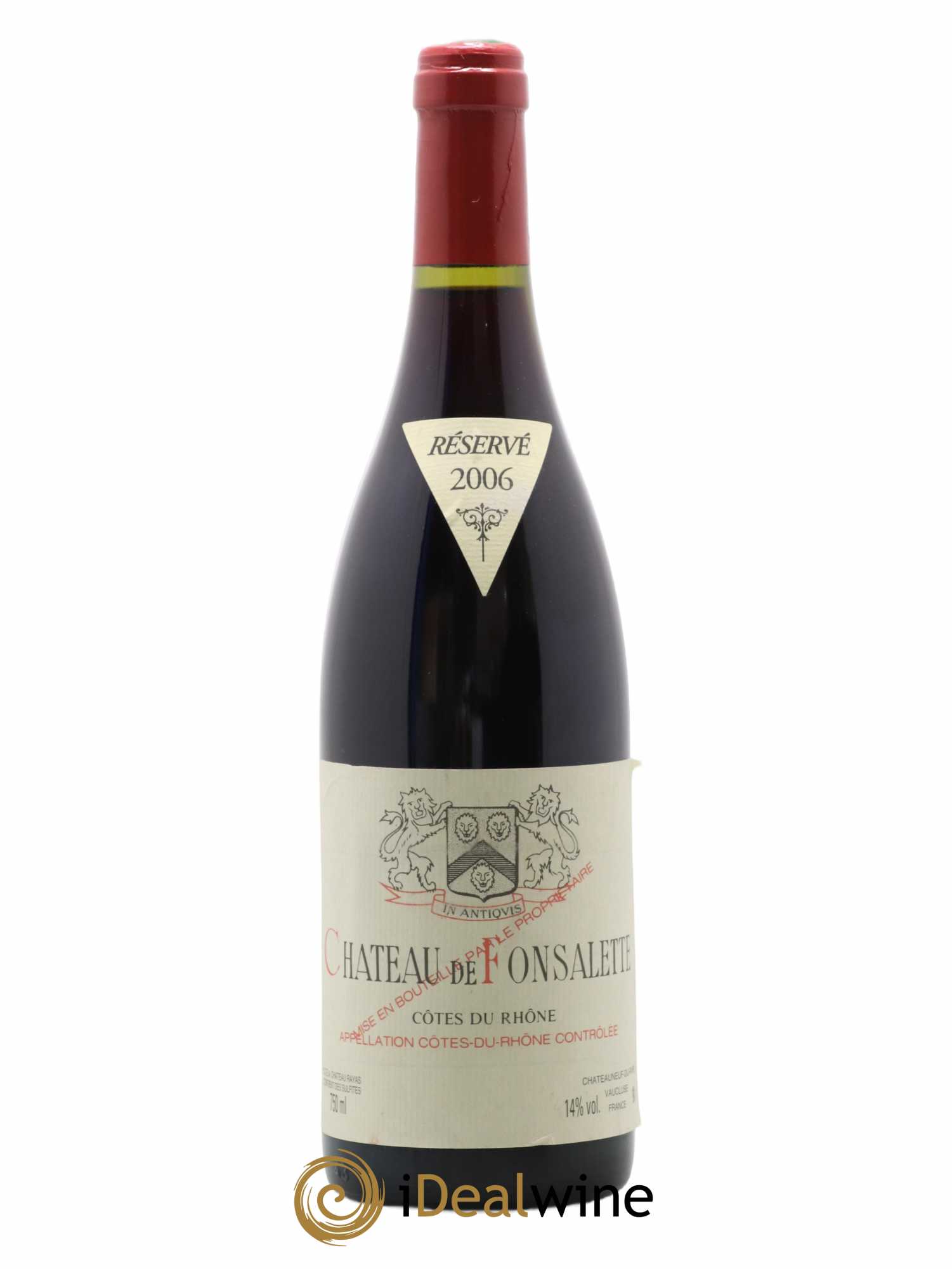 Côtes-du-Rhône Château de Fonsalette Emmanuel Reynaud 2006 - Lot de 1 bouteille - 0