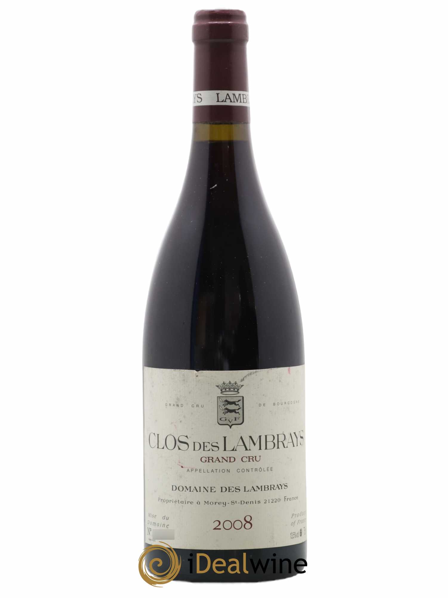 Clos des Lambrays Grand Cru Domaine des Lambrays 2008 - Lot de 1 bouteille - 0