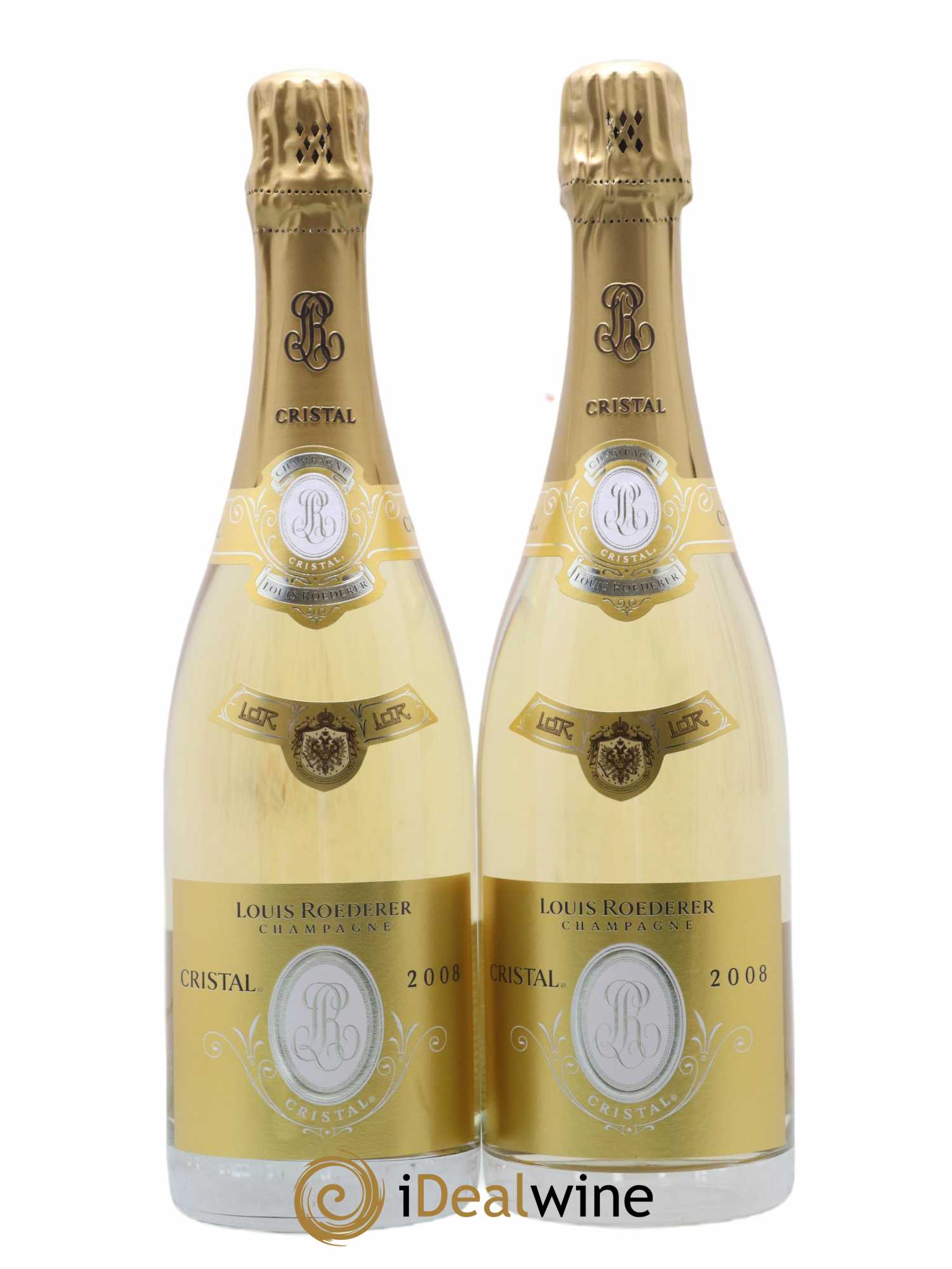 Cristal Louis Roederer 2008 - Lot de 2 bouteilles - 0