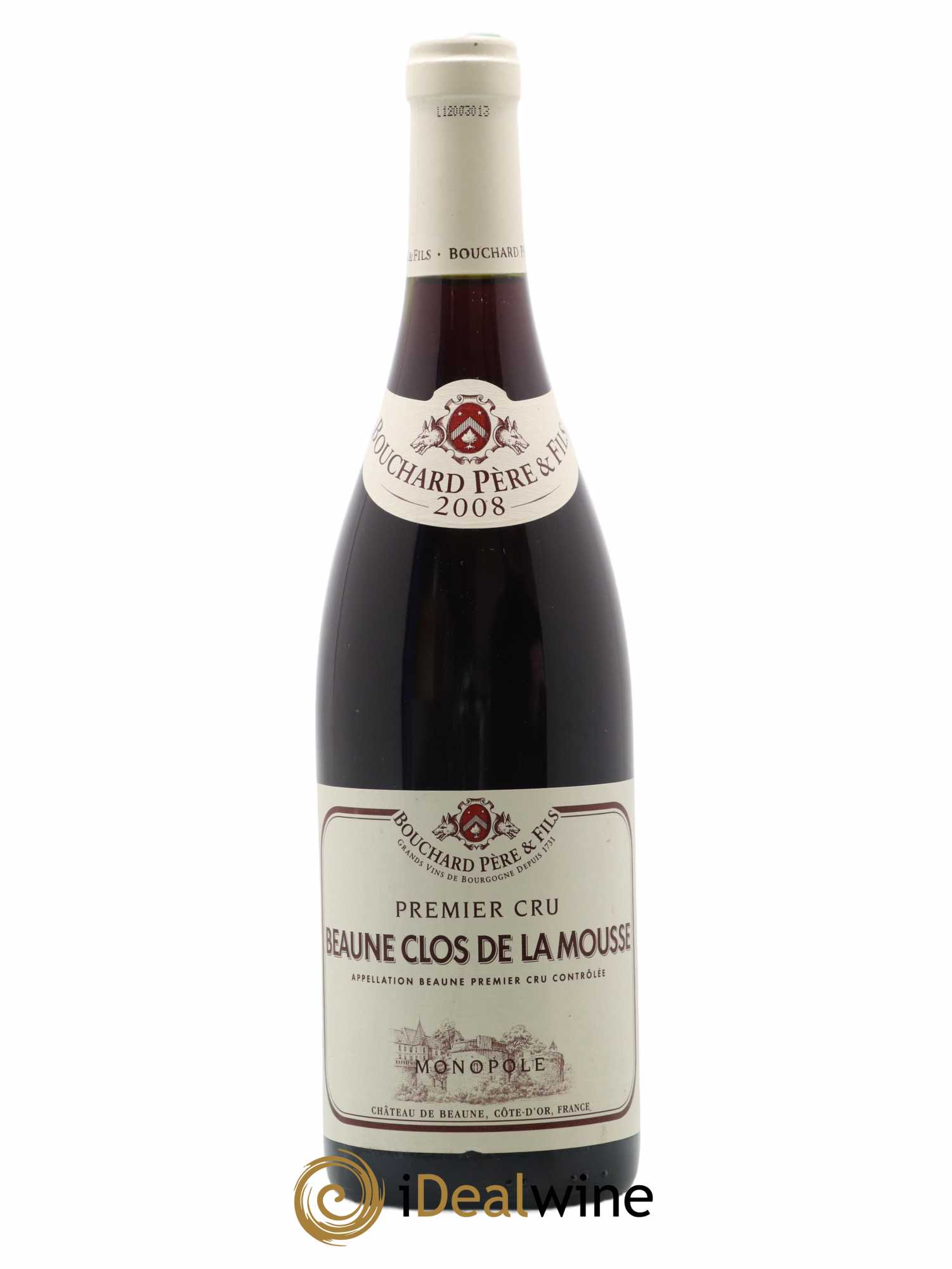 Beaune 1er Cru Clos de la Mousse Bouchard Père & Fils 2008 - Lot de 1 bouteille - 0