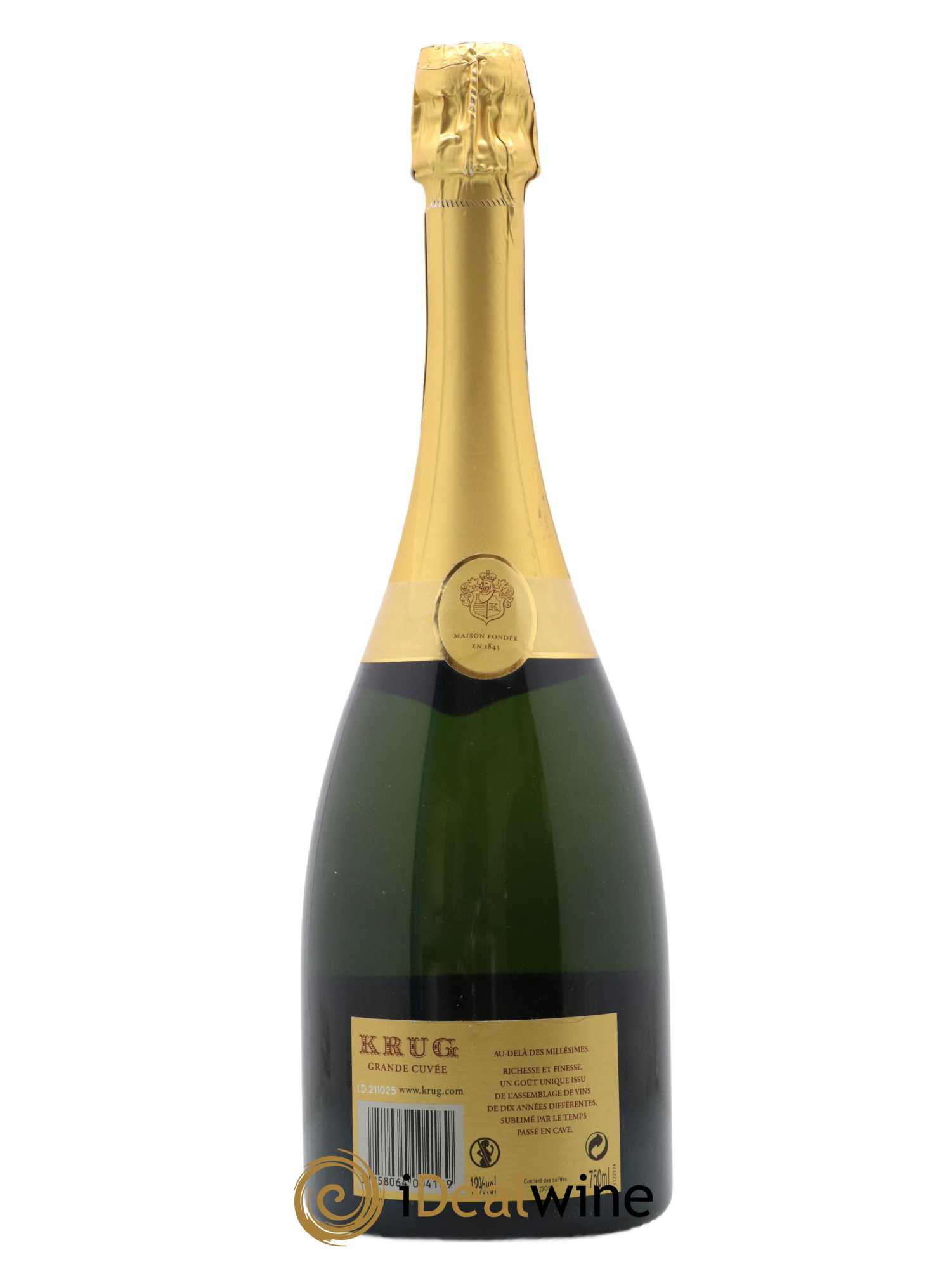 Grande Cuvée - 160ème édition Krug - Lot of 1 bottle - 1