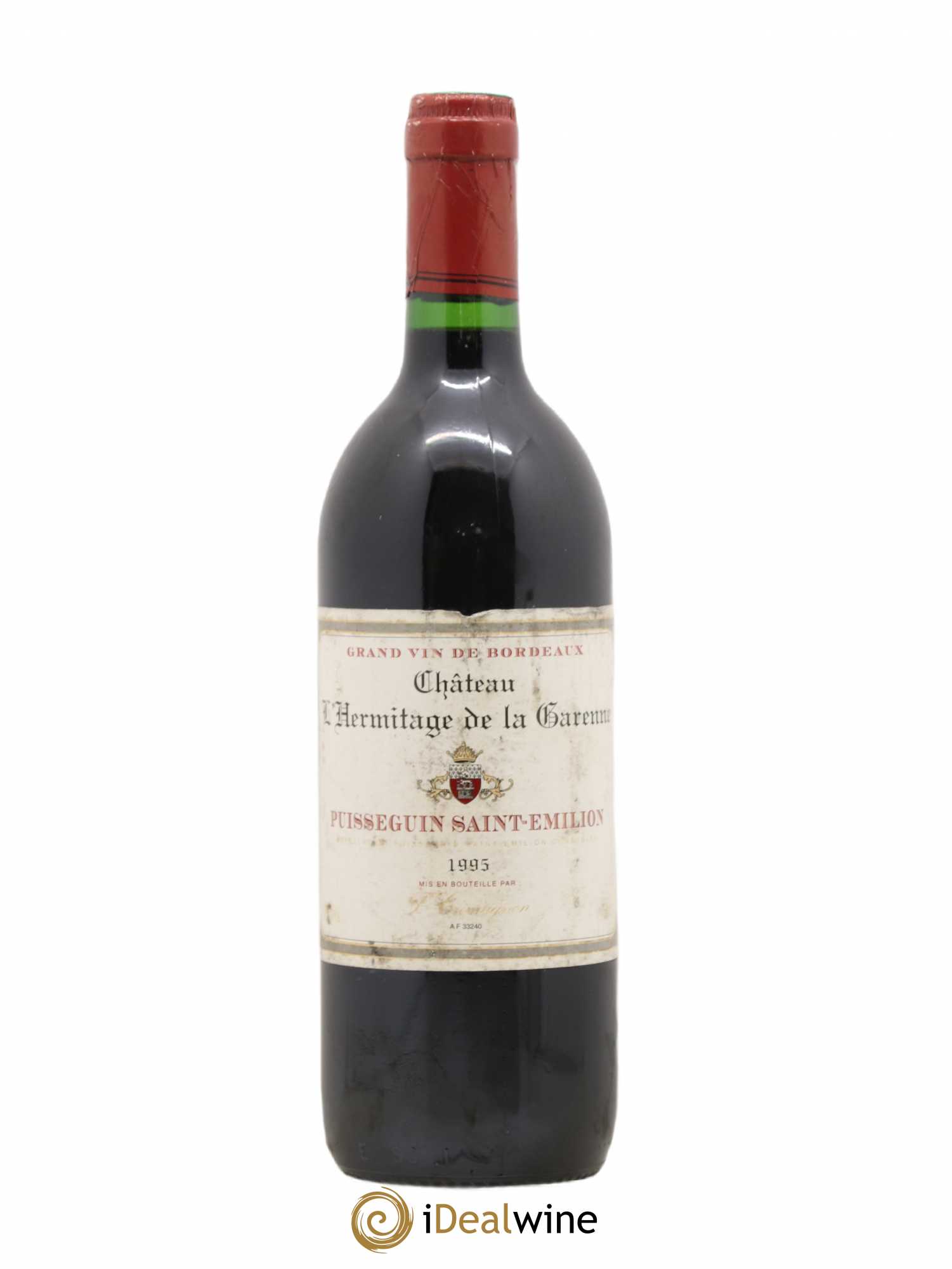 Puisseguin Saint-Émilion Château l'Hermitage de la Garenne 1995 - Posten von 1 Flasche - 0