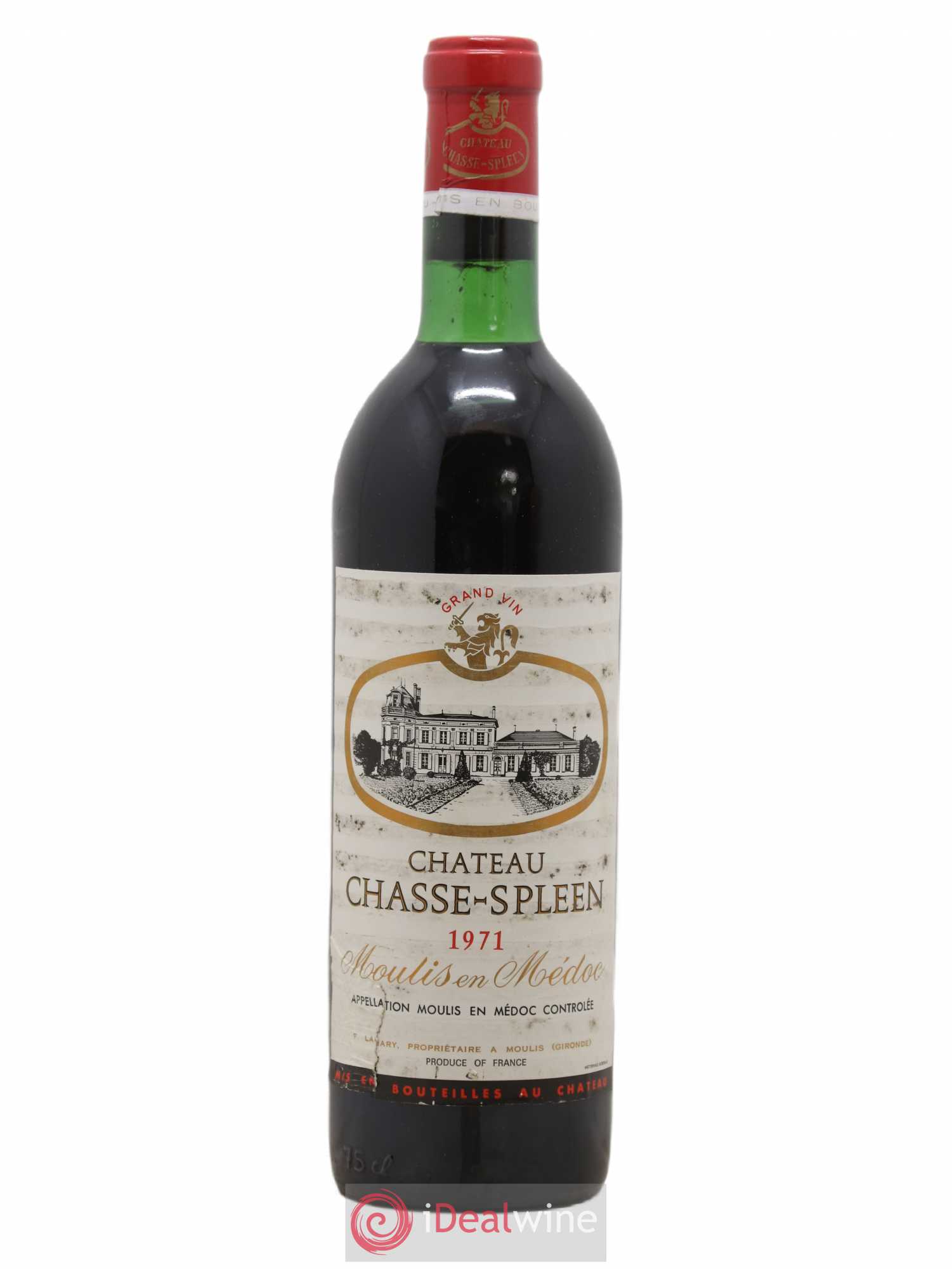 Château Chasse Spleen 1971 - Lot de 1 bouteille - 0