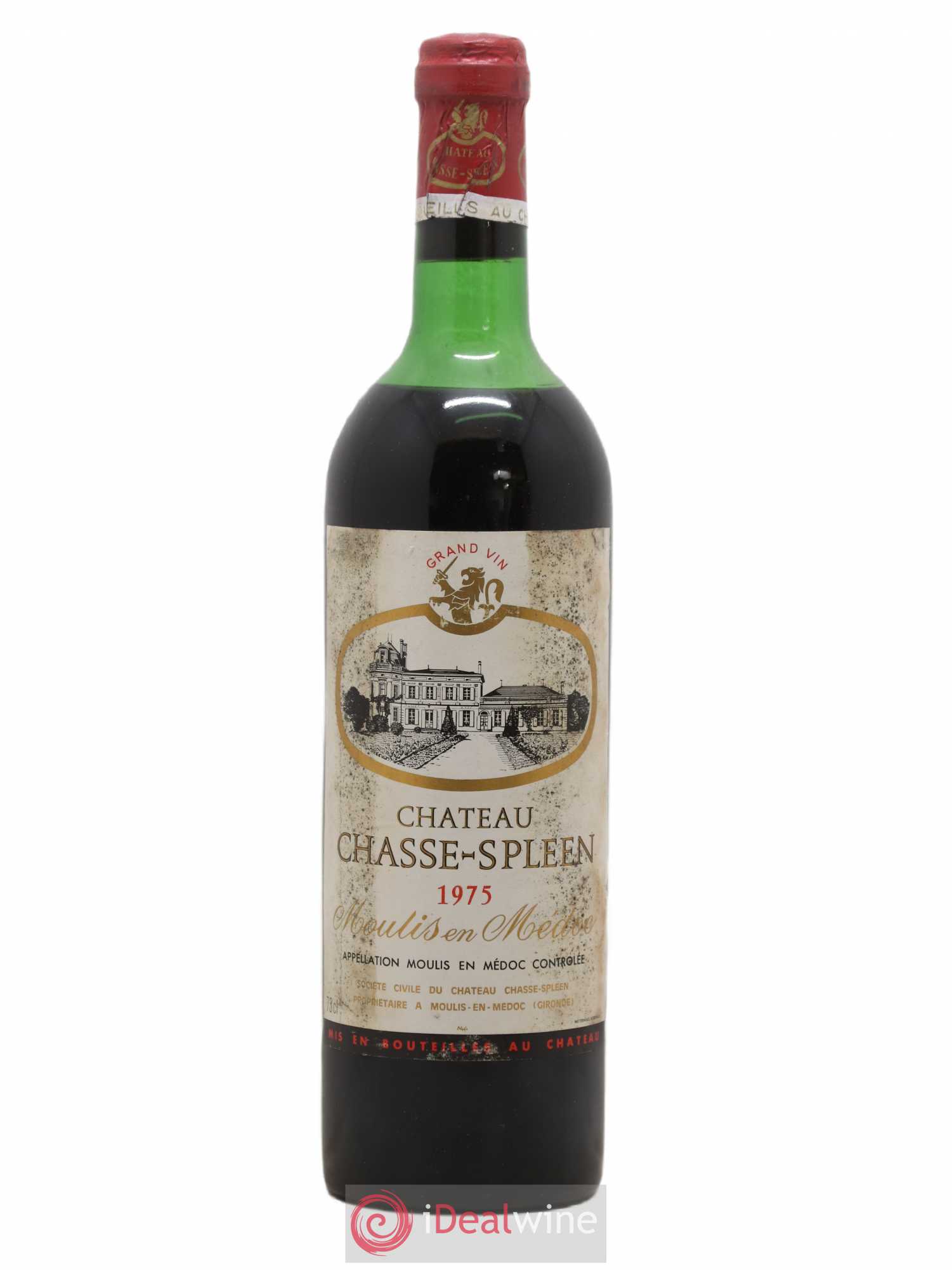 Château Chasse Spleen 1975 - Lot de 1 bouteille - 0