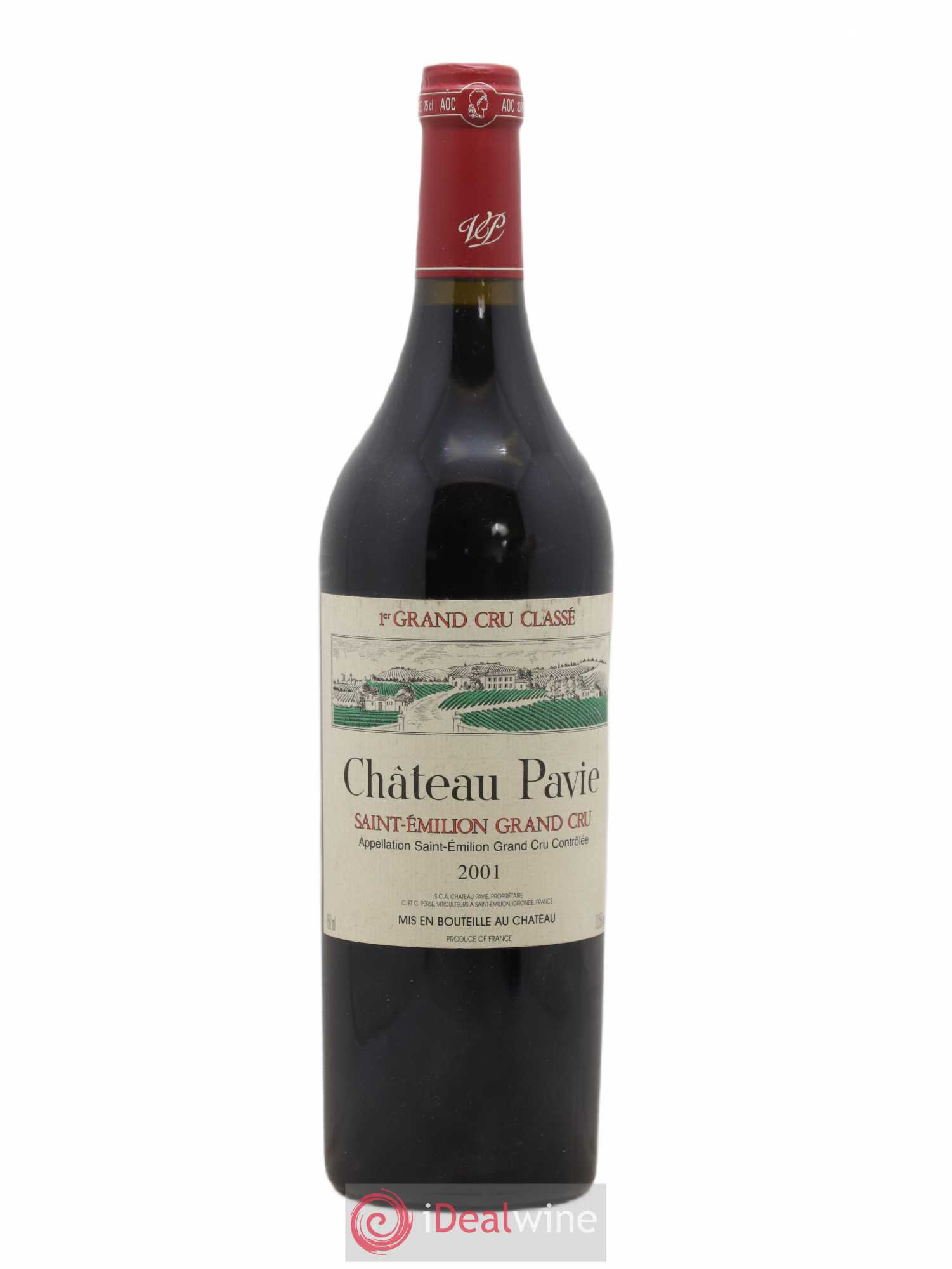 Château Pavie 1er Grand Cru Classé A 2001 - Lot de 1 bouteille - 0