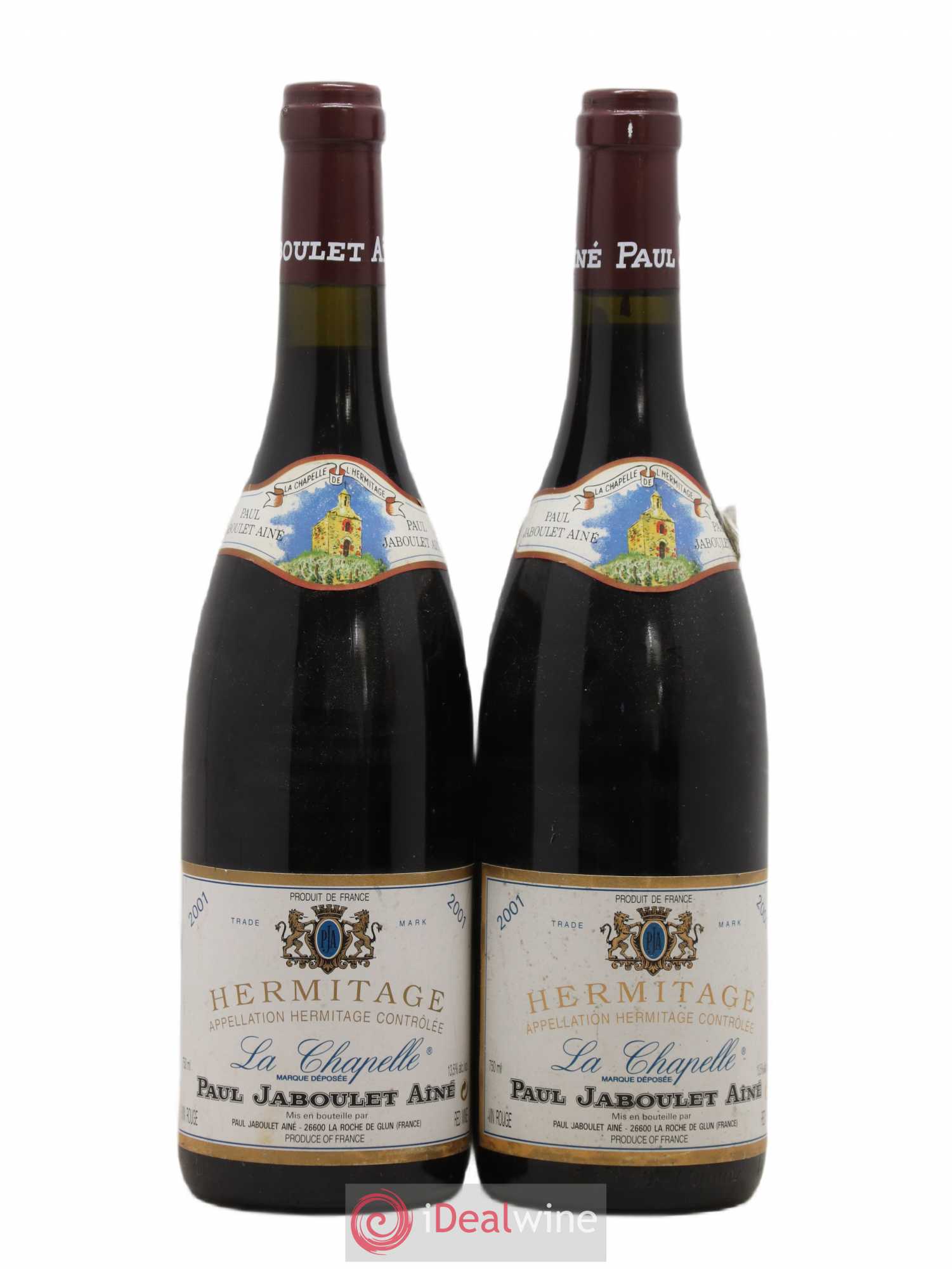 Hermitage La Chapelle Paul Jaboulet Ainé 2001 - Lot de 2 bouteilles - 0