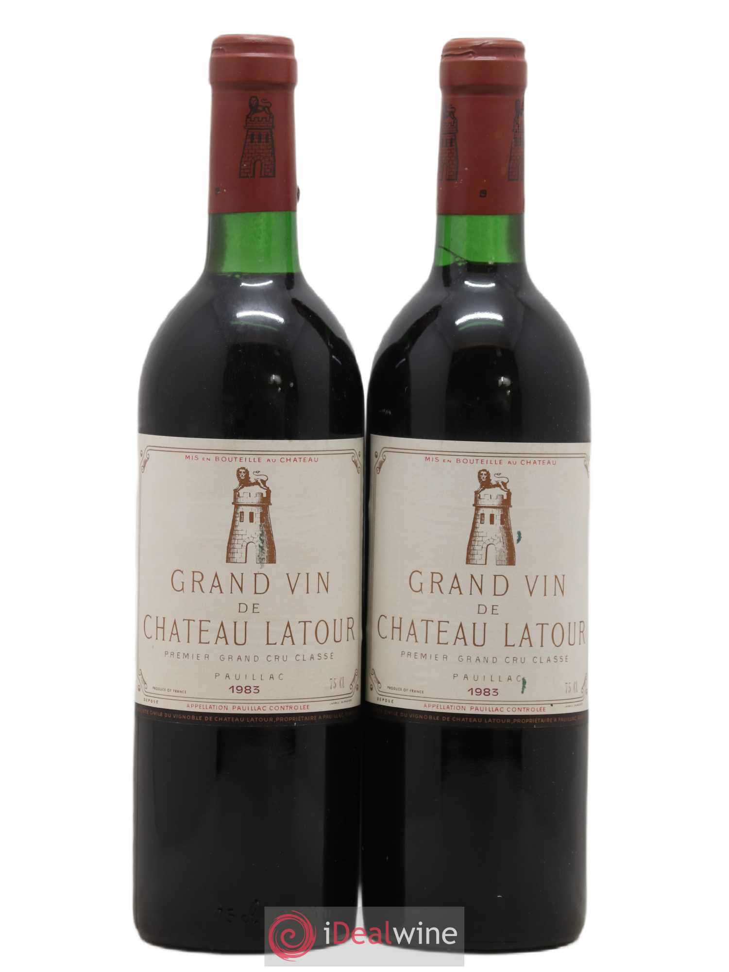 Château Latour 1er Grand Cru Classé 1983 - Lot de 2 bouteilles - 0