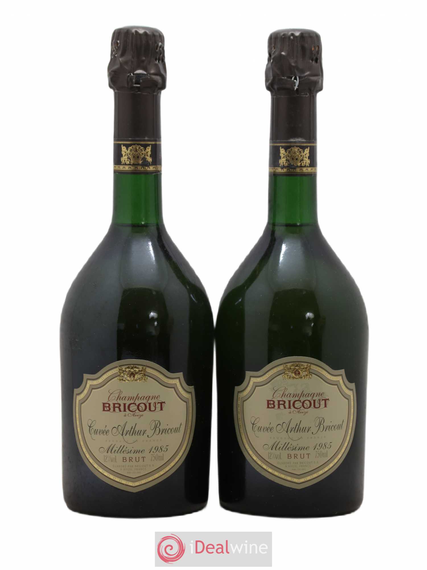 Champagne Cuvée Arthur Bricout Maison Bricout 1985 - Posten von 2 Flaschen - 0