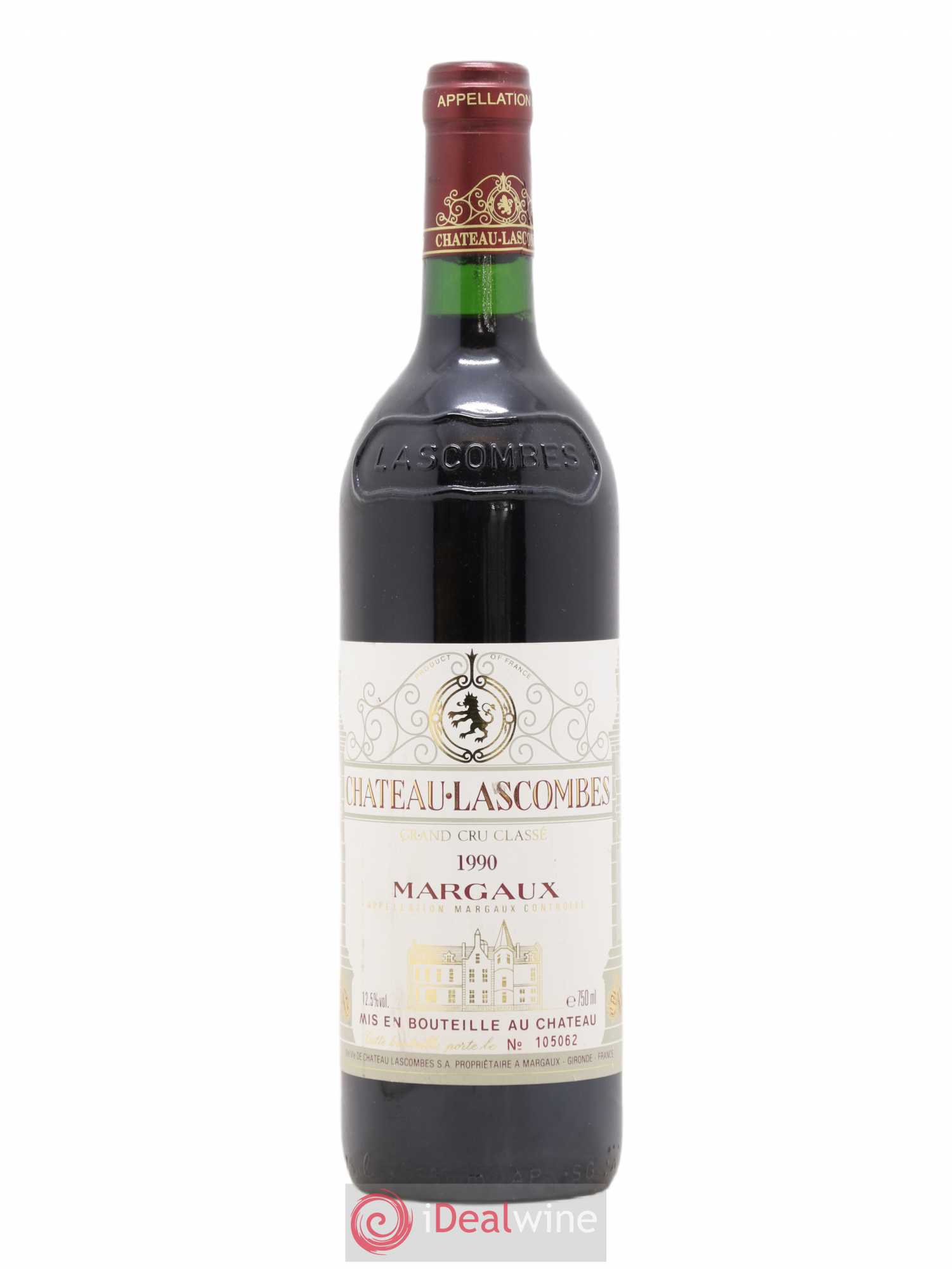 Château Lascombes 2ème Grand Cru Classé 1990 - Lot de 1 bouteille - 0