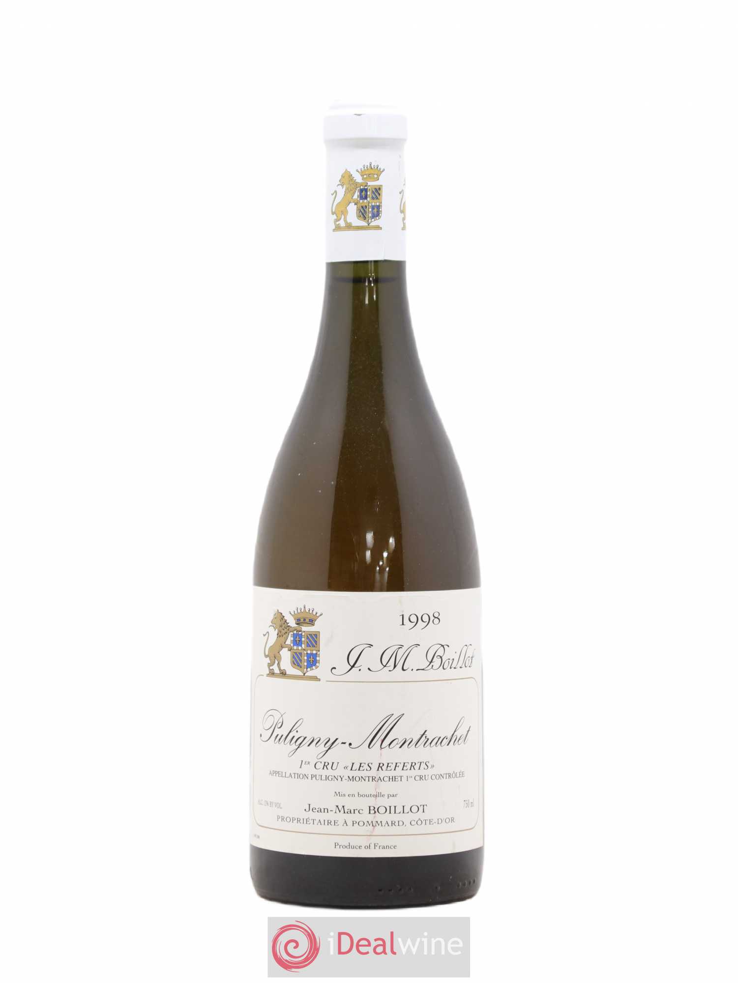 Puligny-Montrachet 1er Cru Les Referts Jean-Marc Boillot 1998 - Lot de 1 bouteille - 0