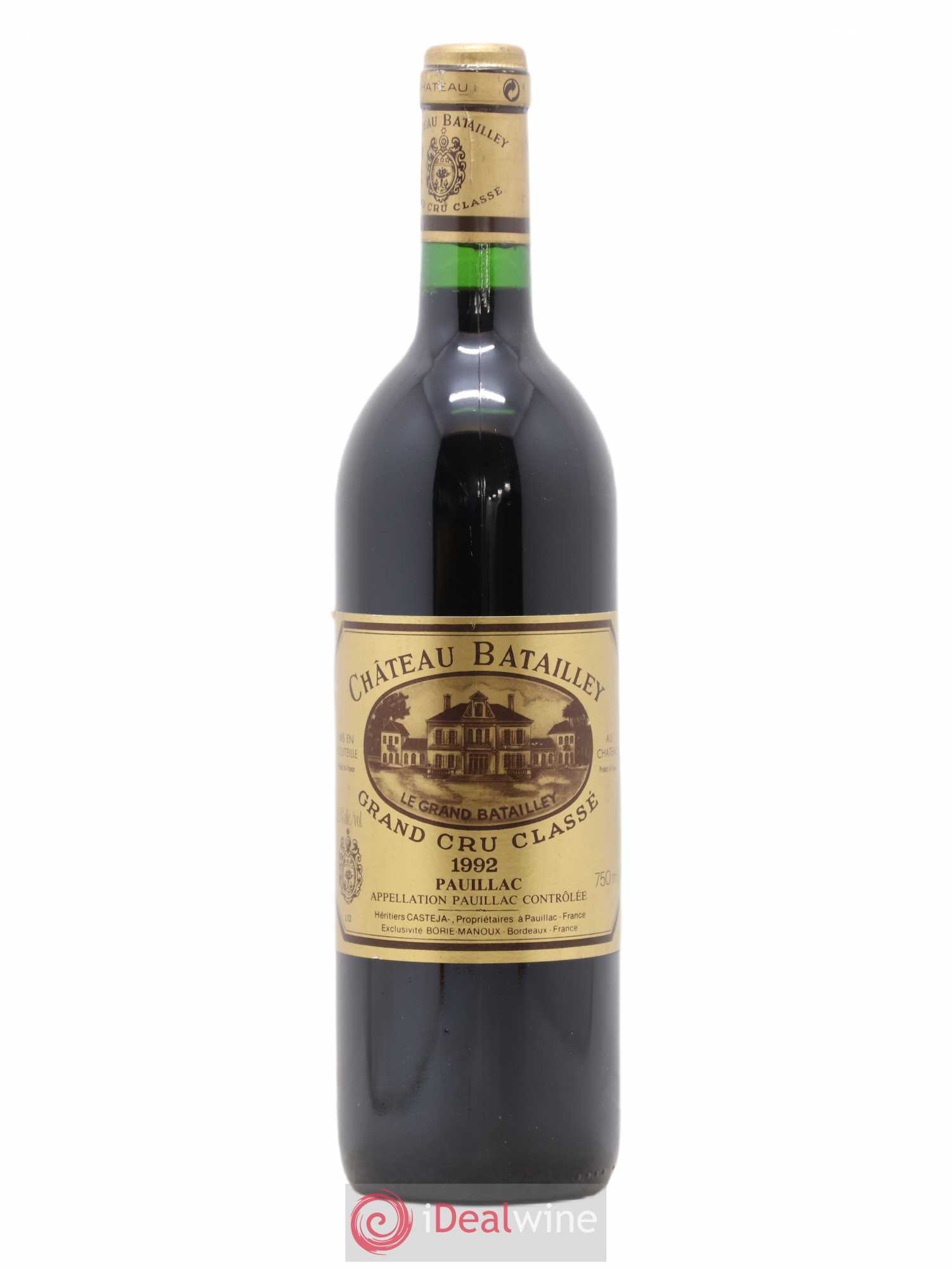 Château Batailley 5ème Grand Cru Classé 1992 - Lot de 1 bouteille - 0