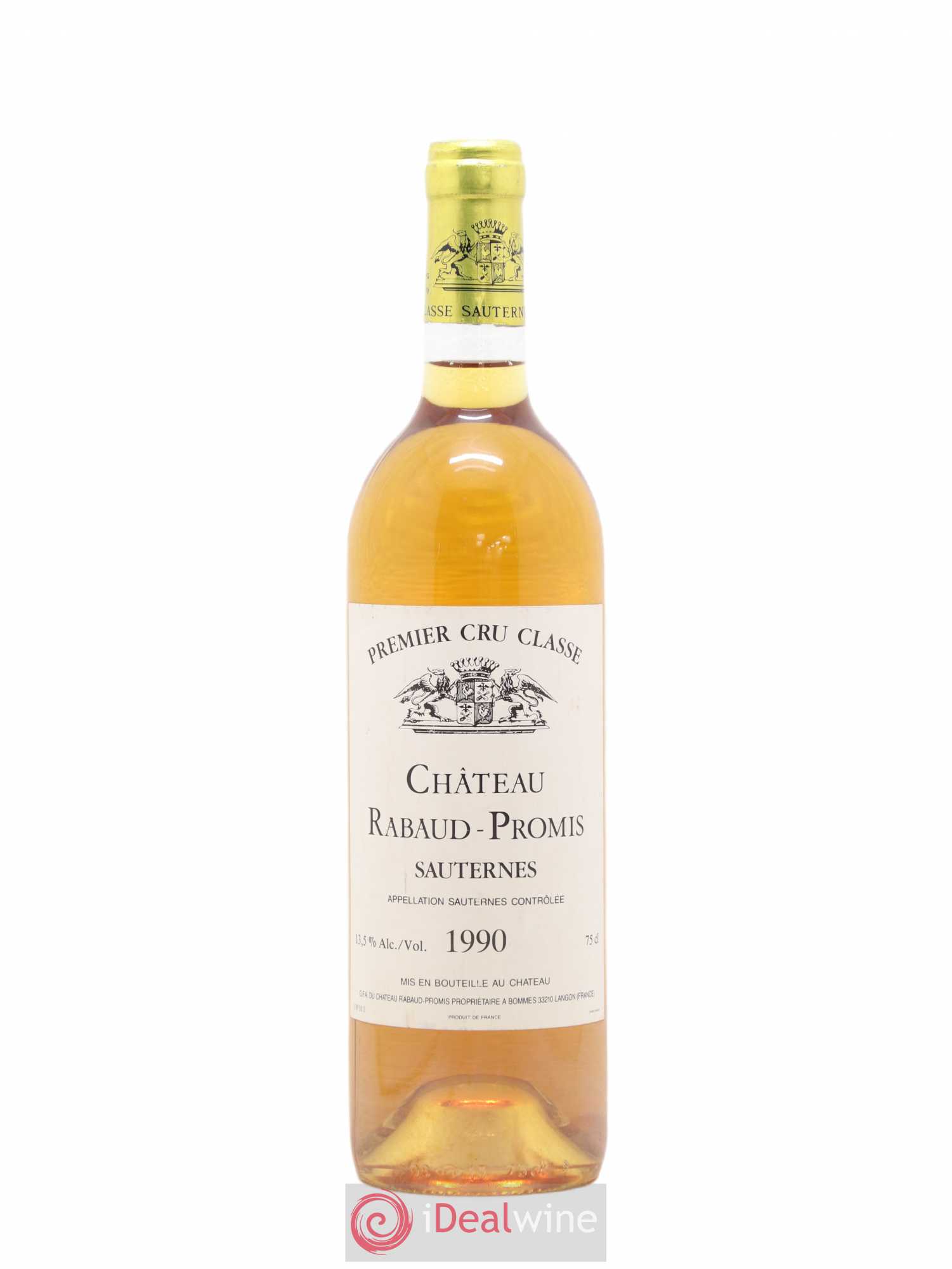 Château Rabaud Promis 1er Grand Cru Classé 1990 - Posten von 1 Flasche - 0