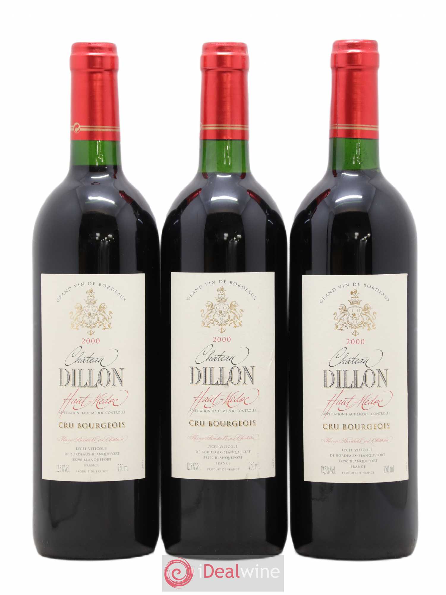Château Dillon Cru Bourgeois 2000 - Lot de 6 bouteilles - 2