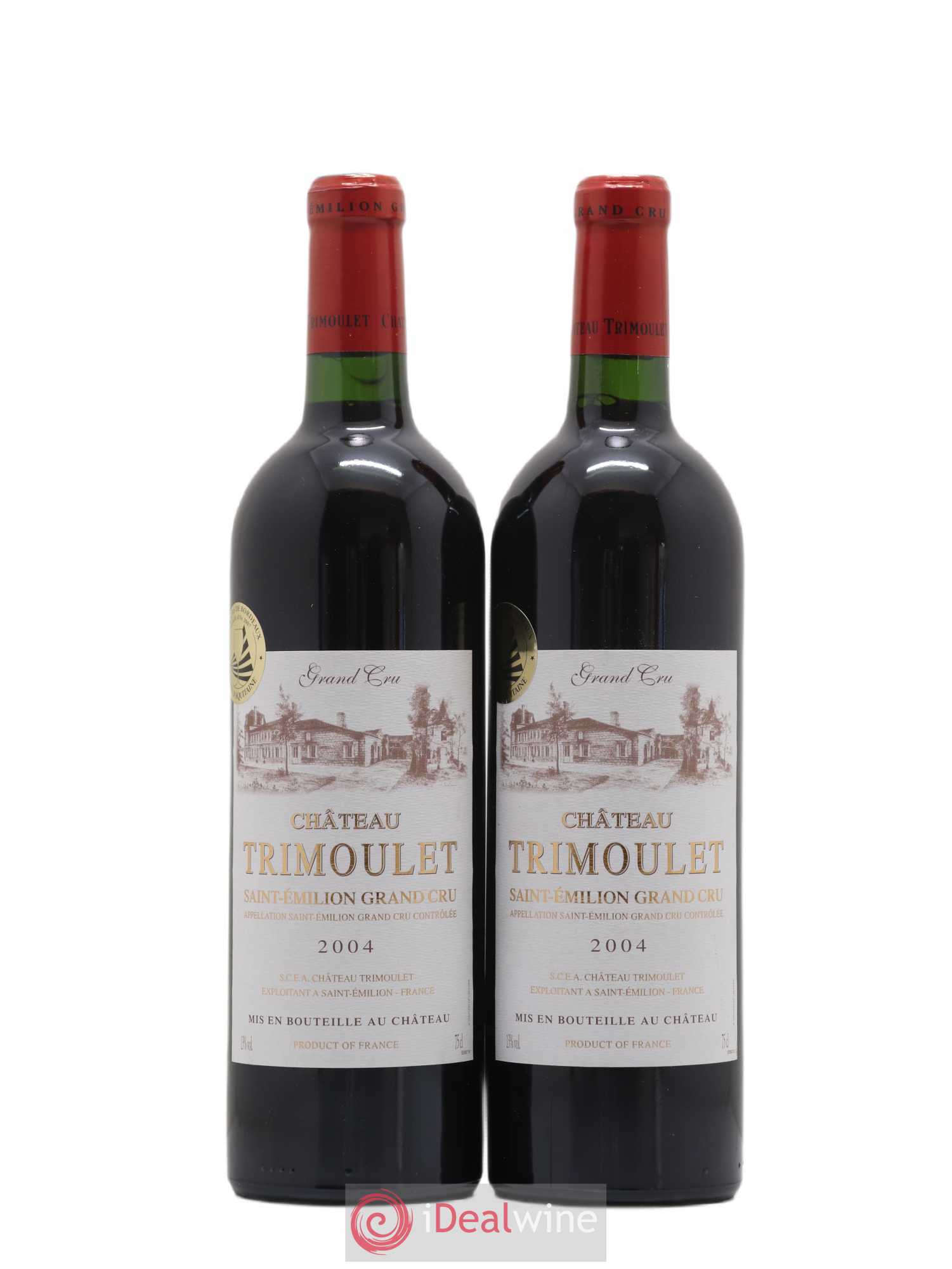 Château Trimoulet (sans prix de réserve) 2004 - Lot de 2 bouteilles - 0