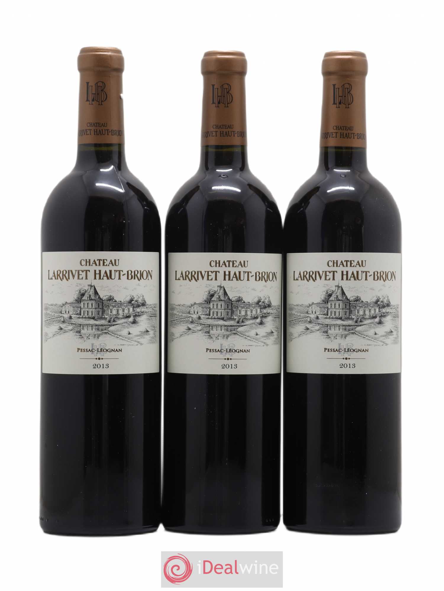 Château Larrivet Haut-Brion (sans prix de réserve) 2013 - Lot de 6 bouteilles - 2