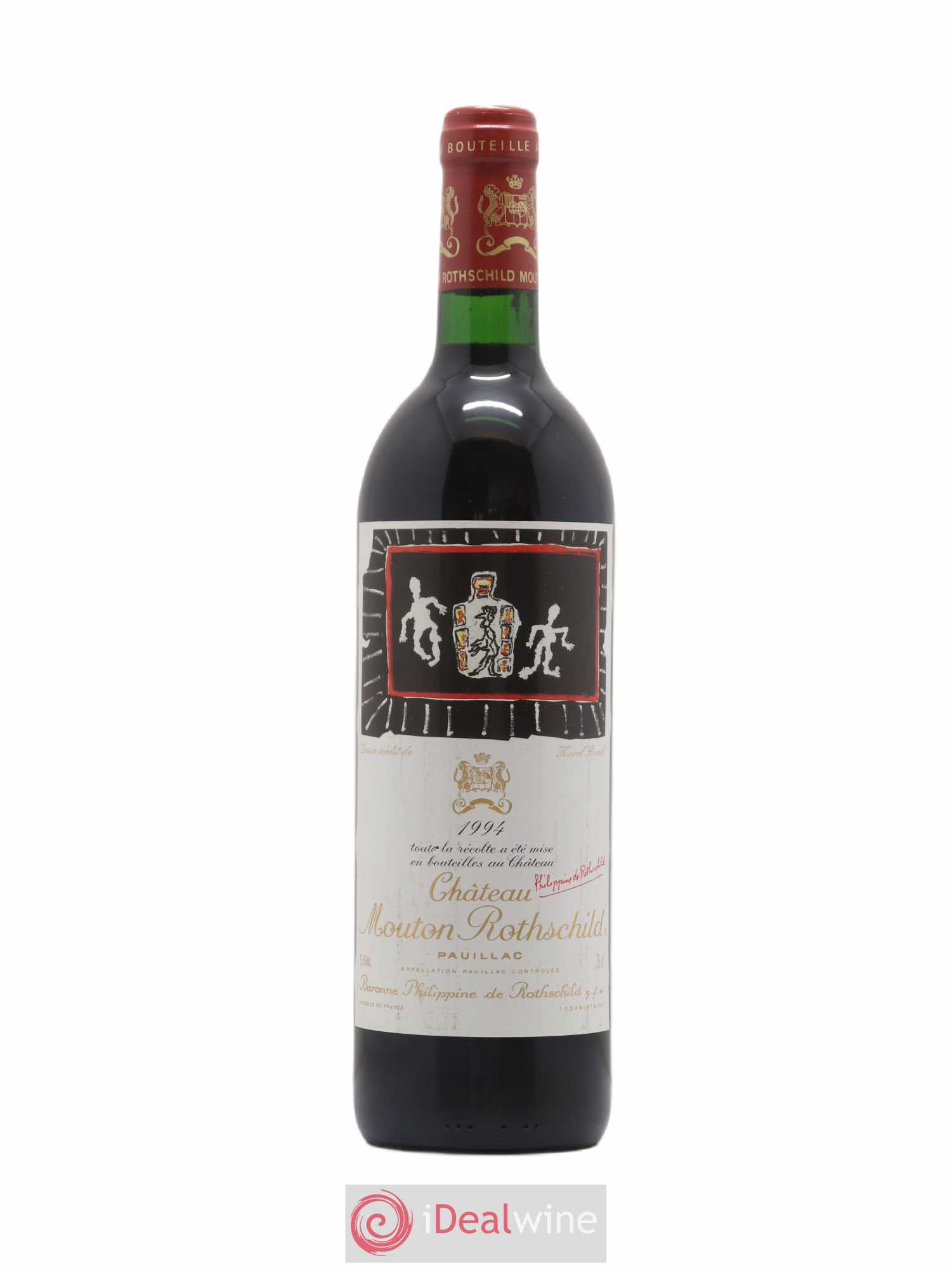 Château Mouton Rothschild 1er Grand Cru Classé 1994 - Lot de 1 bouteille - 0