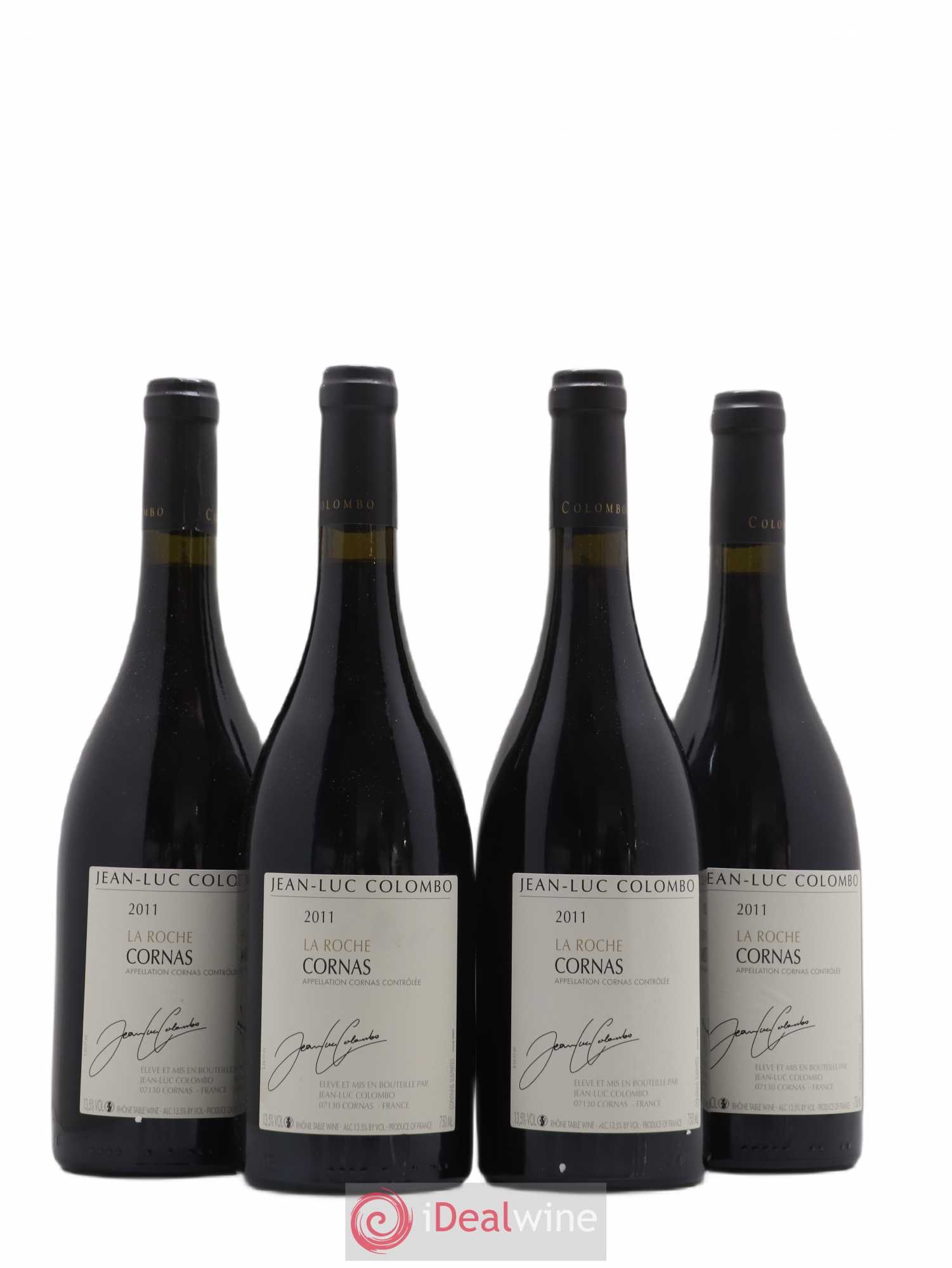 Cornas La Roche Jean Luc Colombo 2011 - Posten von 4 Flaschen - 0