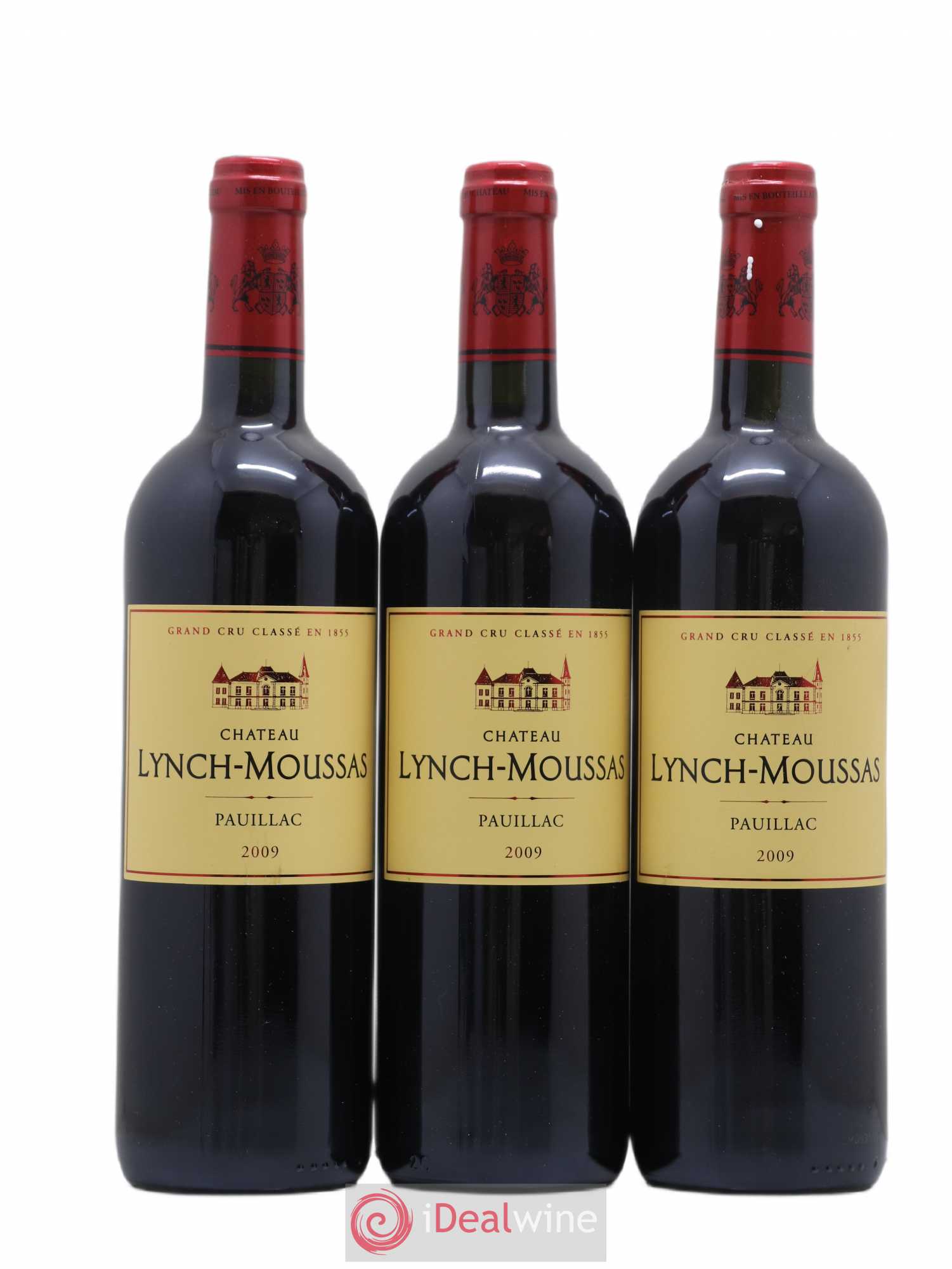 Château Lynch Moussas 5ème Grand Cru Classé 2009 - Lot de 3 bouteilles - 0