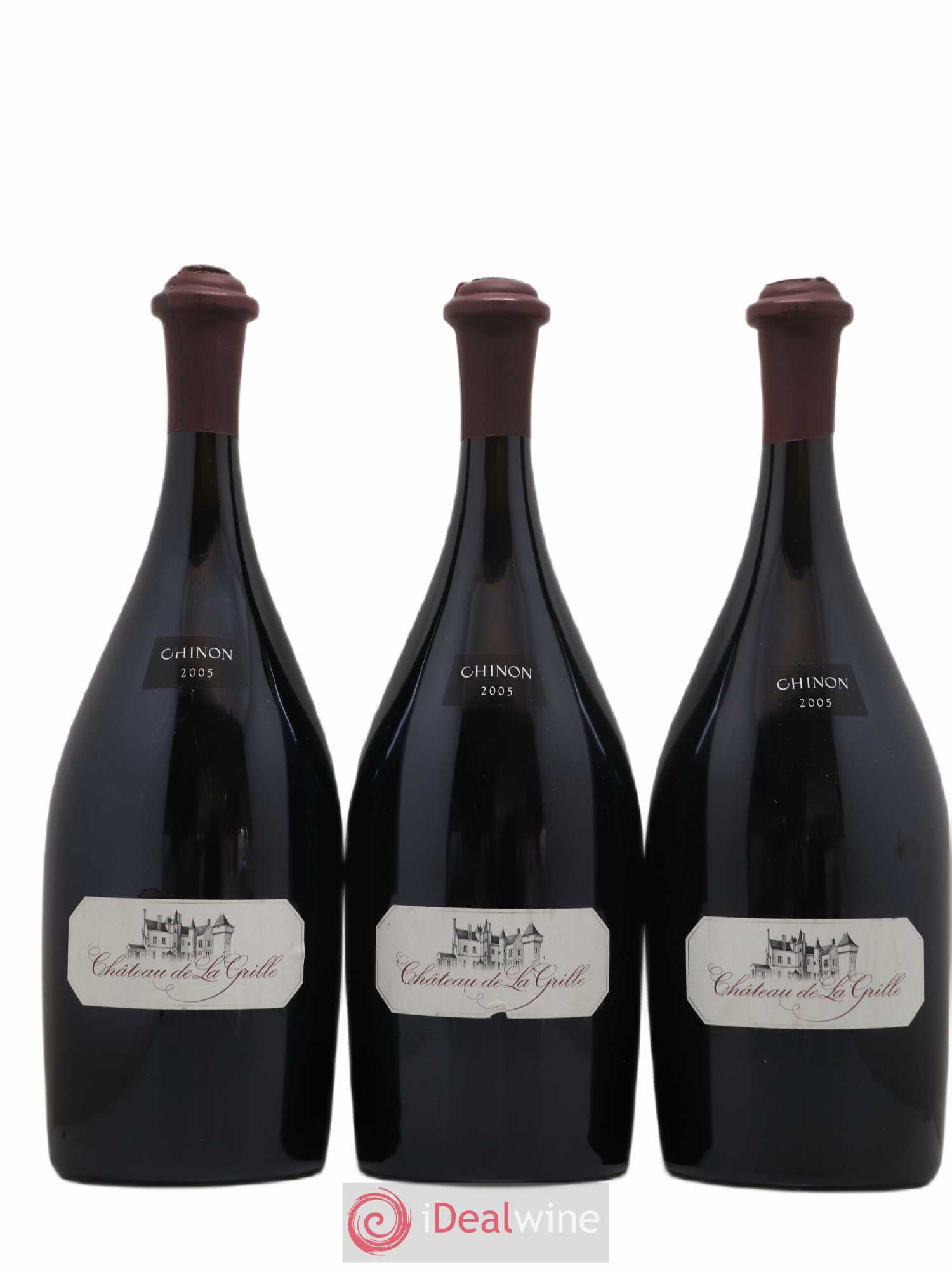 Chinon Château de la Grille 2005 - Lot de 3 magnums - 0