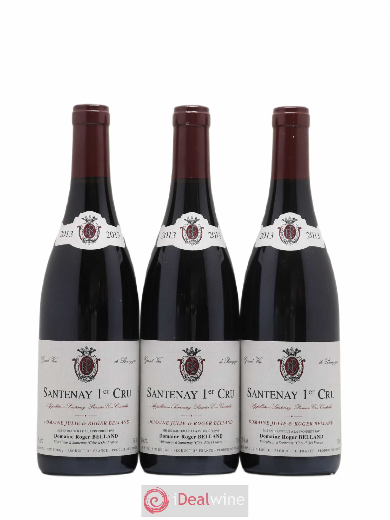 Santenay 1er Cru Domaine Julie et Roger Belland 2013 - Posten von 3 Flaschen - 0