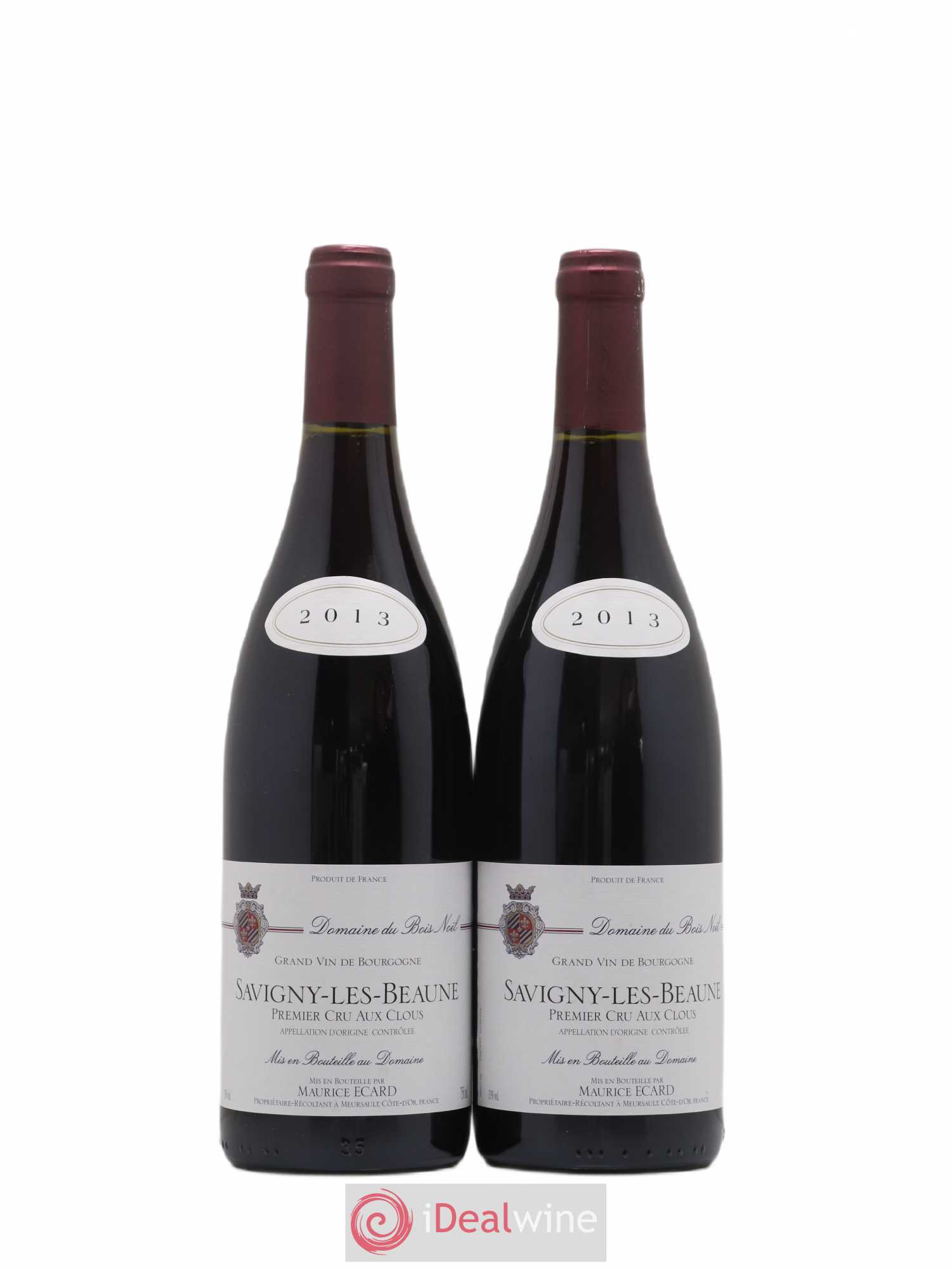 Savigny-lès-Beaune 1er Cru Aux Clous domaine Bois Noel 2013 - Posten von 2 Flaschen - 0