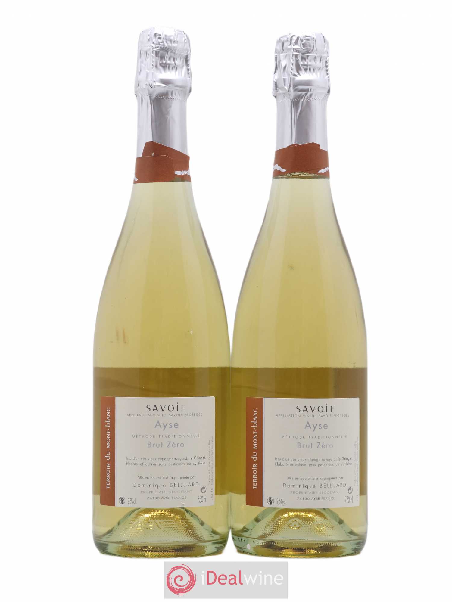 Vin de Savoie Ayse - Mont Blanc Domaine Belluard 2016 - Lot de 2 bouteilles - 1