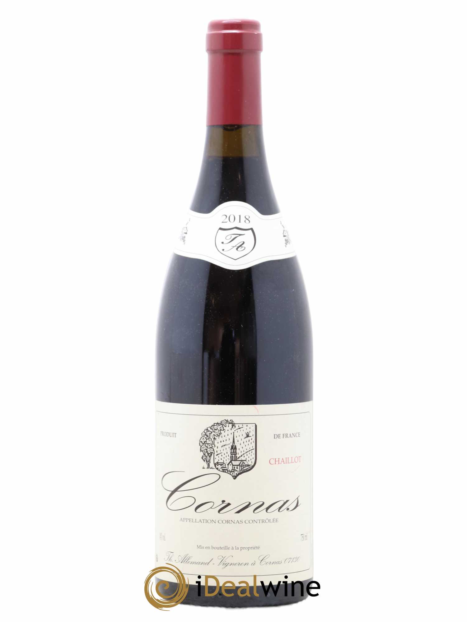 Cornas Chaillot Thierry Allemand 2018 - Lot de 1 bouteille - 0