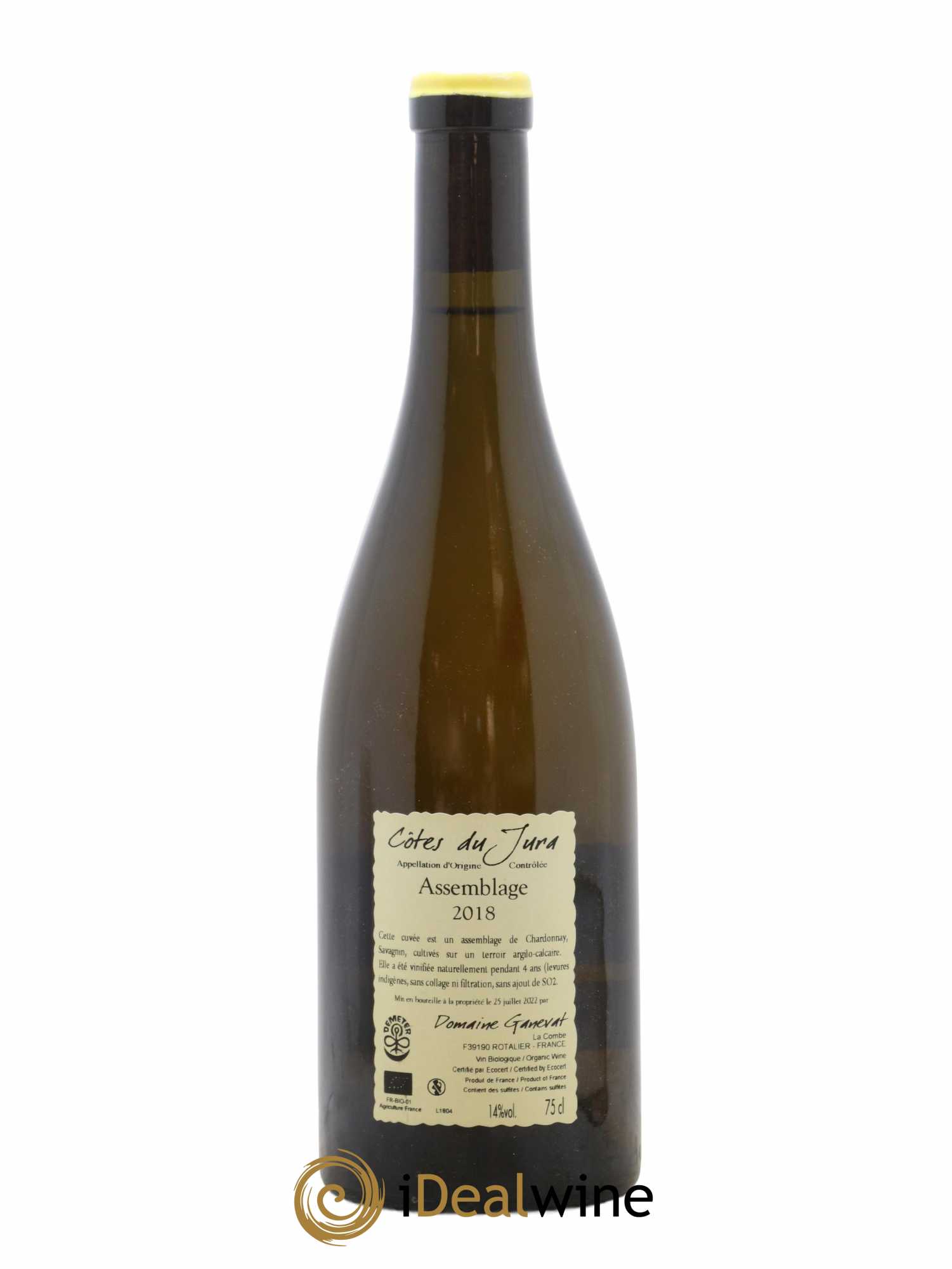 Côtes du Jura Cuvée Orégane Jean-François Ganevat (Domaine) 2018 - Lot de 1 bouteille - 1