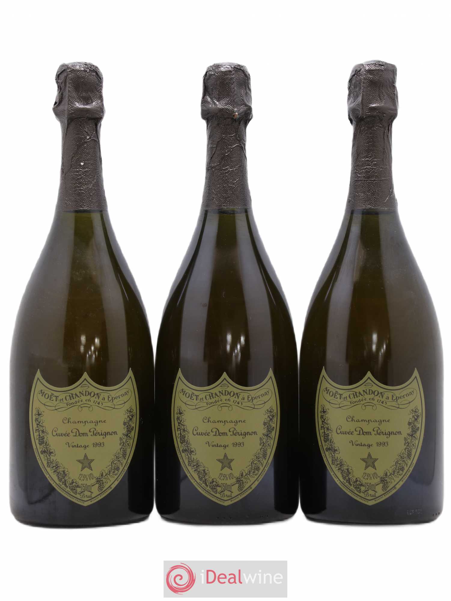 Brut Dom Pérignon 1993 - Lot de 3 bouteilles - 0