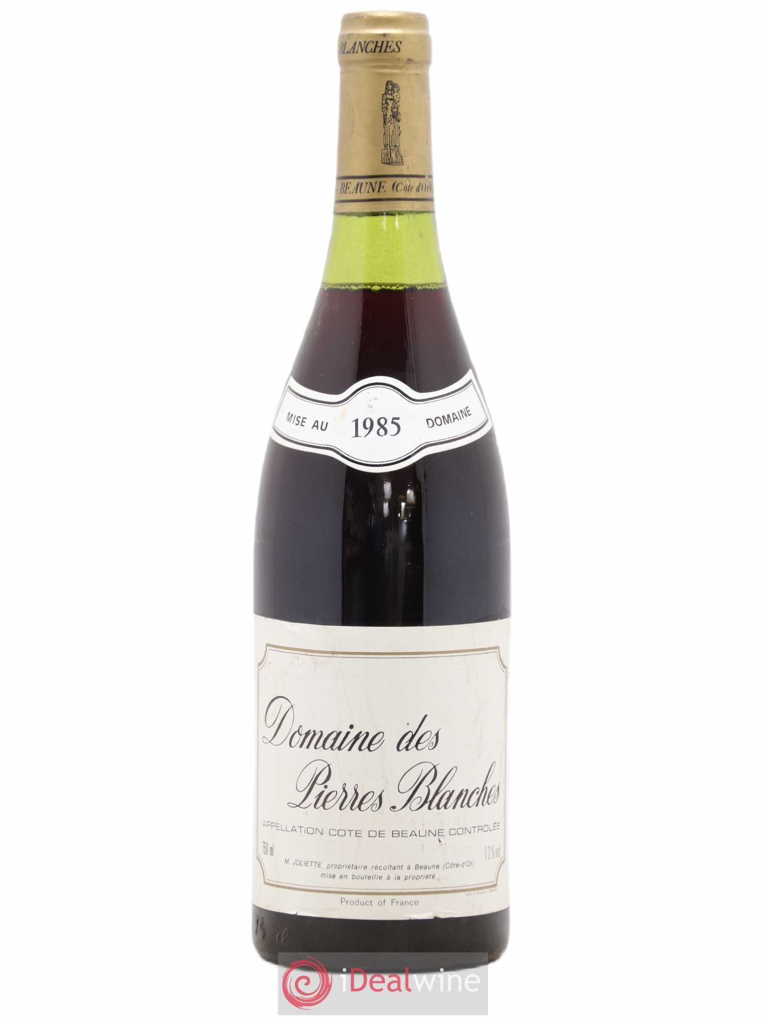 Côte de Beaune Domaine des Pierres Blanches 1985 - Posten von 1 Flasche - 0