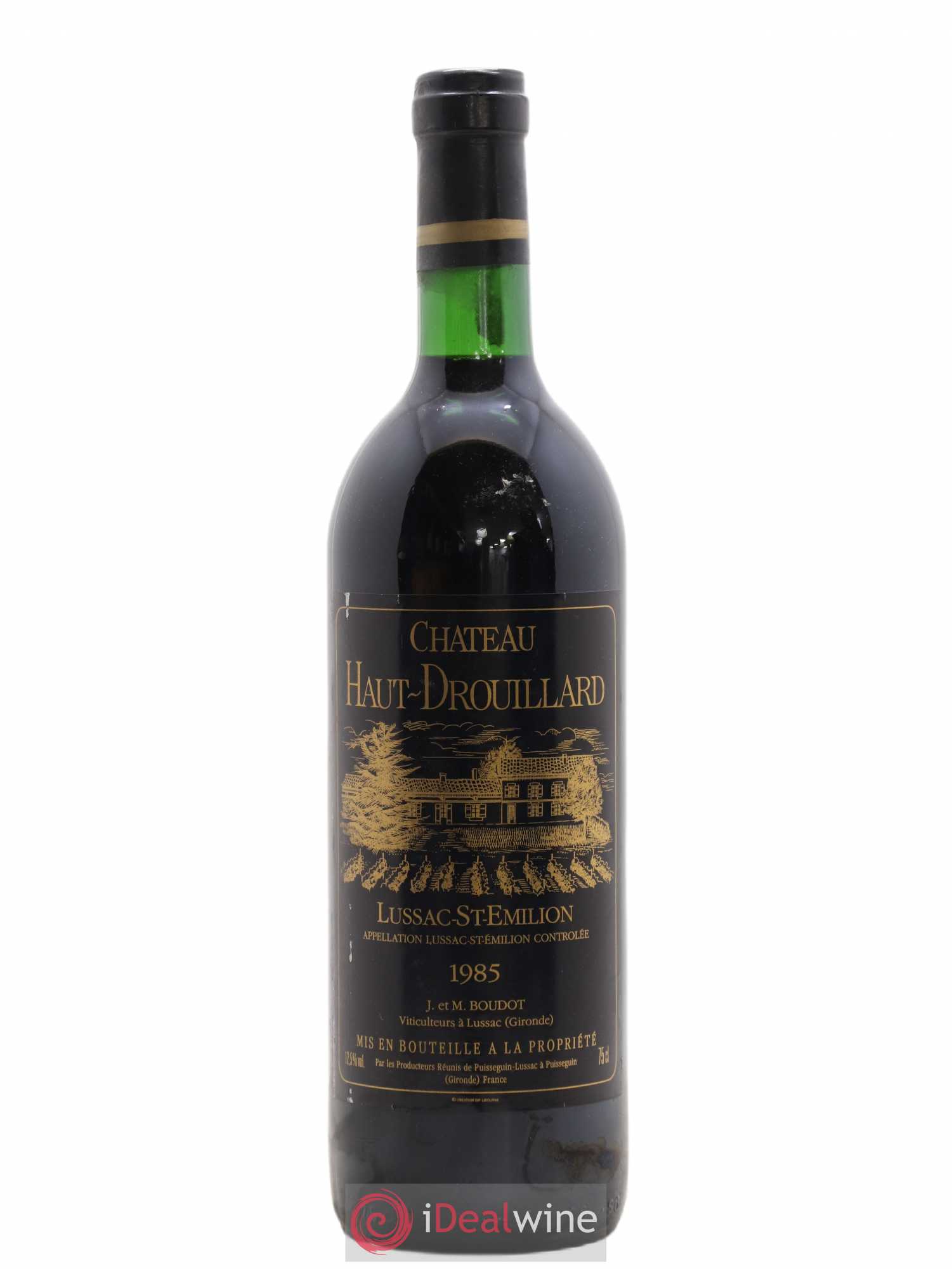 Lussac Saint-Émilion Château Haut-Drouillard 1985 - Posten von 1 Flasche - 0