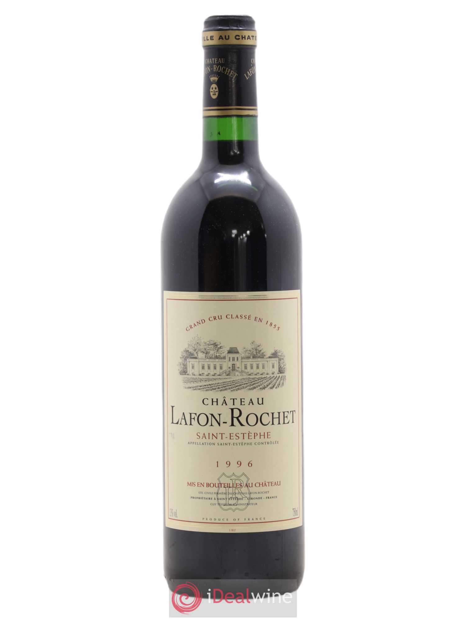 Château Lafon Rochet 4ème Grand Cru Classé 1996 - Lot de 1 bouteille - 0