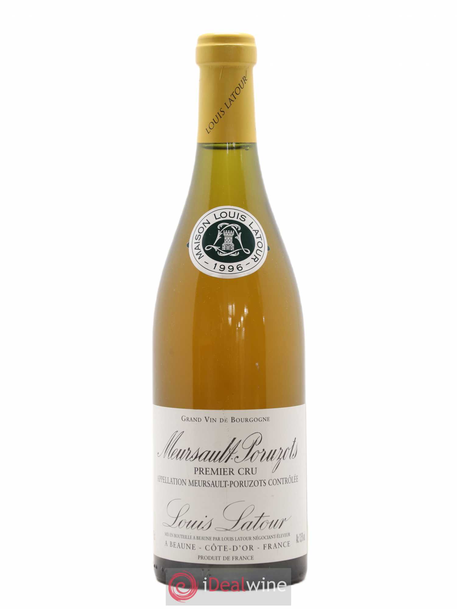 Meursault 1er Cru Poruzots Maison Louis Latour 1996 - Posten von 1 Flasche - 0