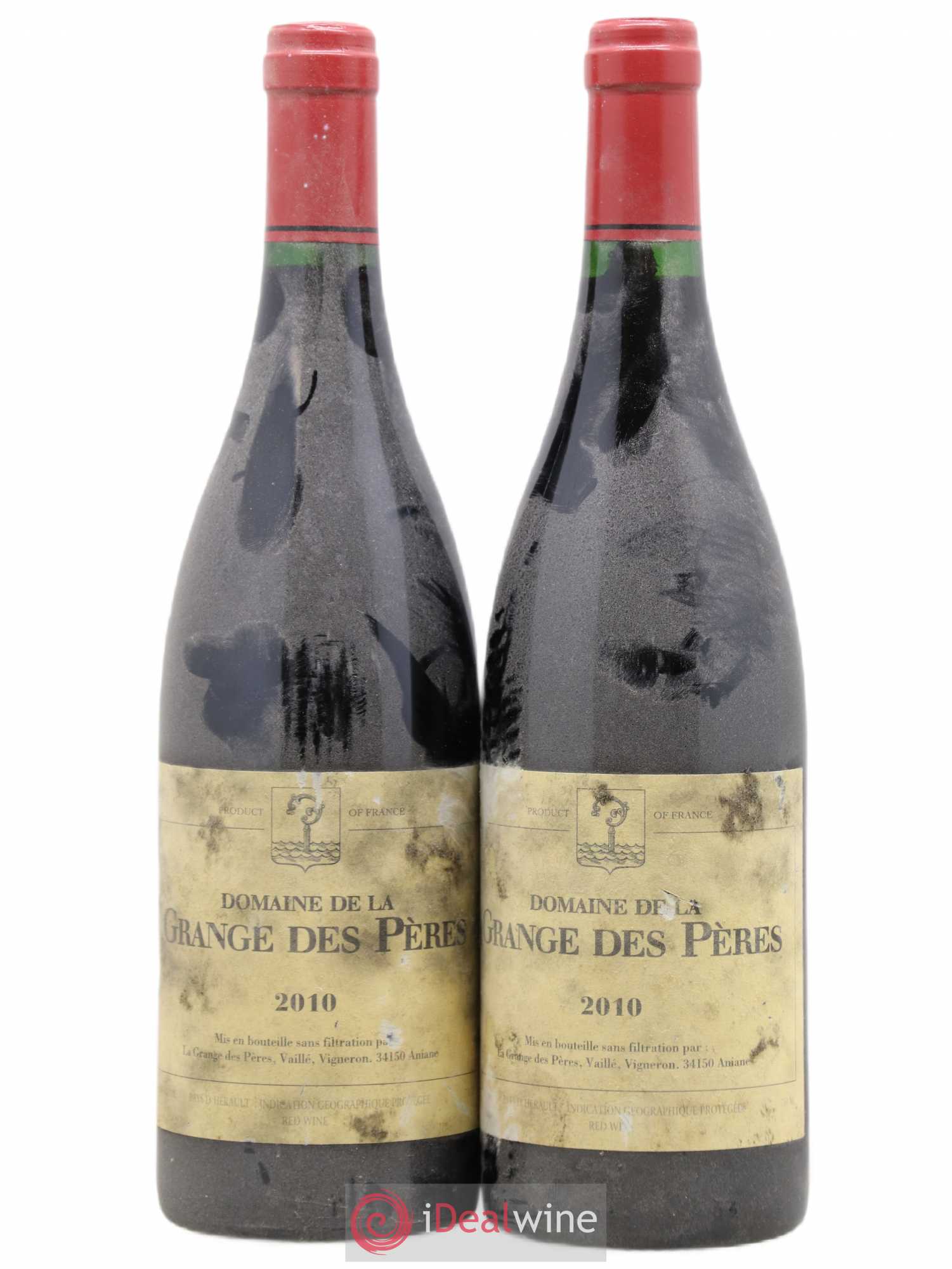 Pays d'Hérault Grange des Pères Laurent Vaillé 2010 - Lot de 2 bouteilles - 0
